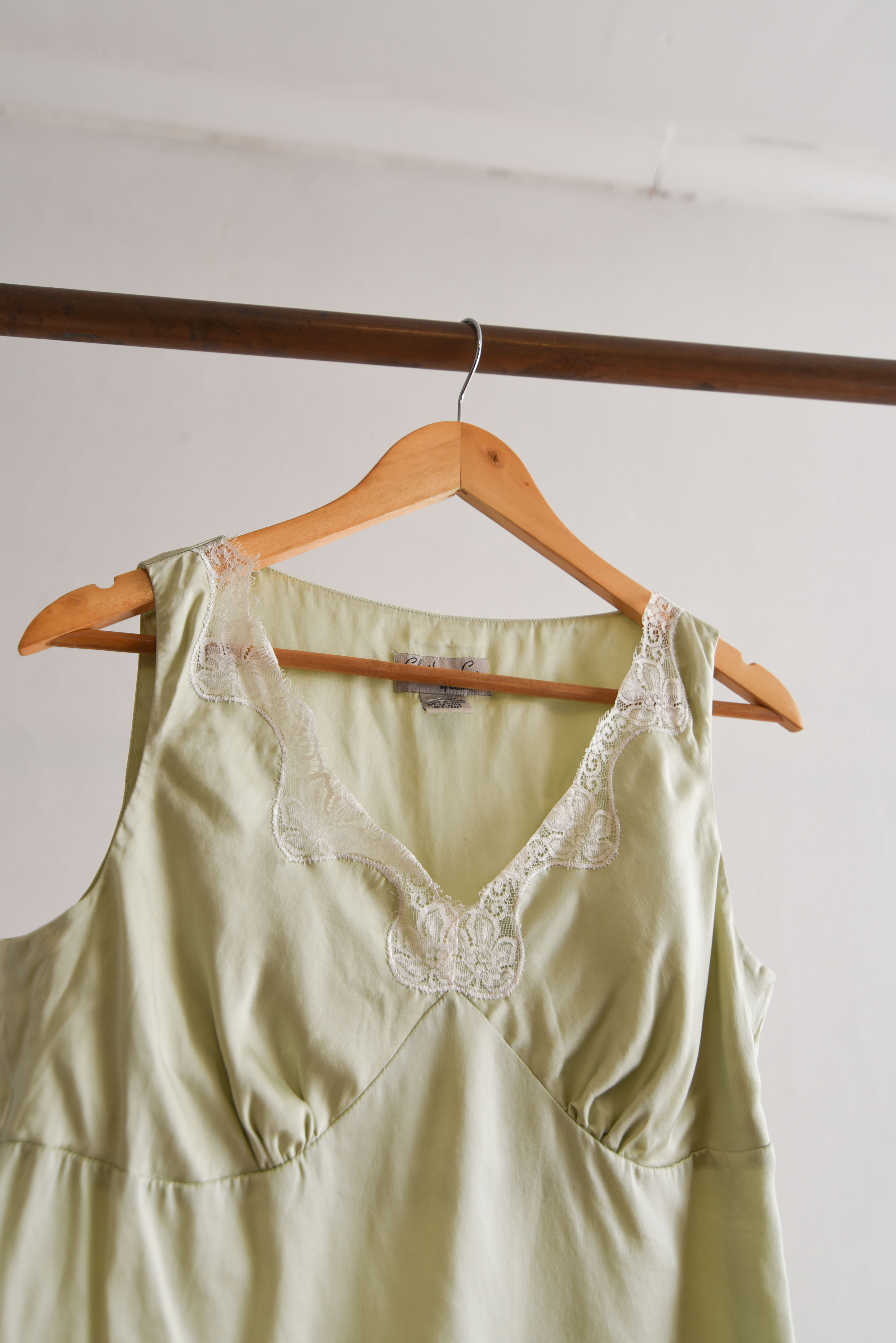 Top marfil seda y encaje