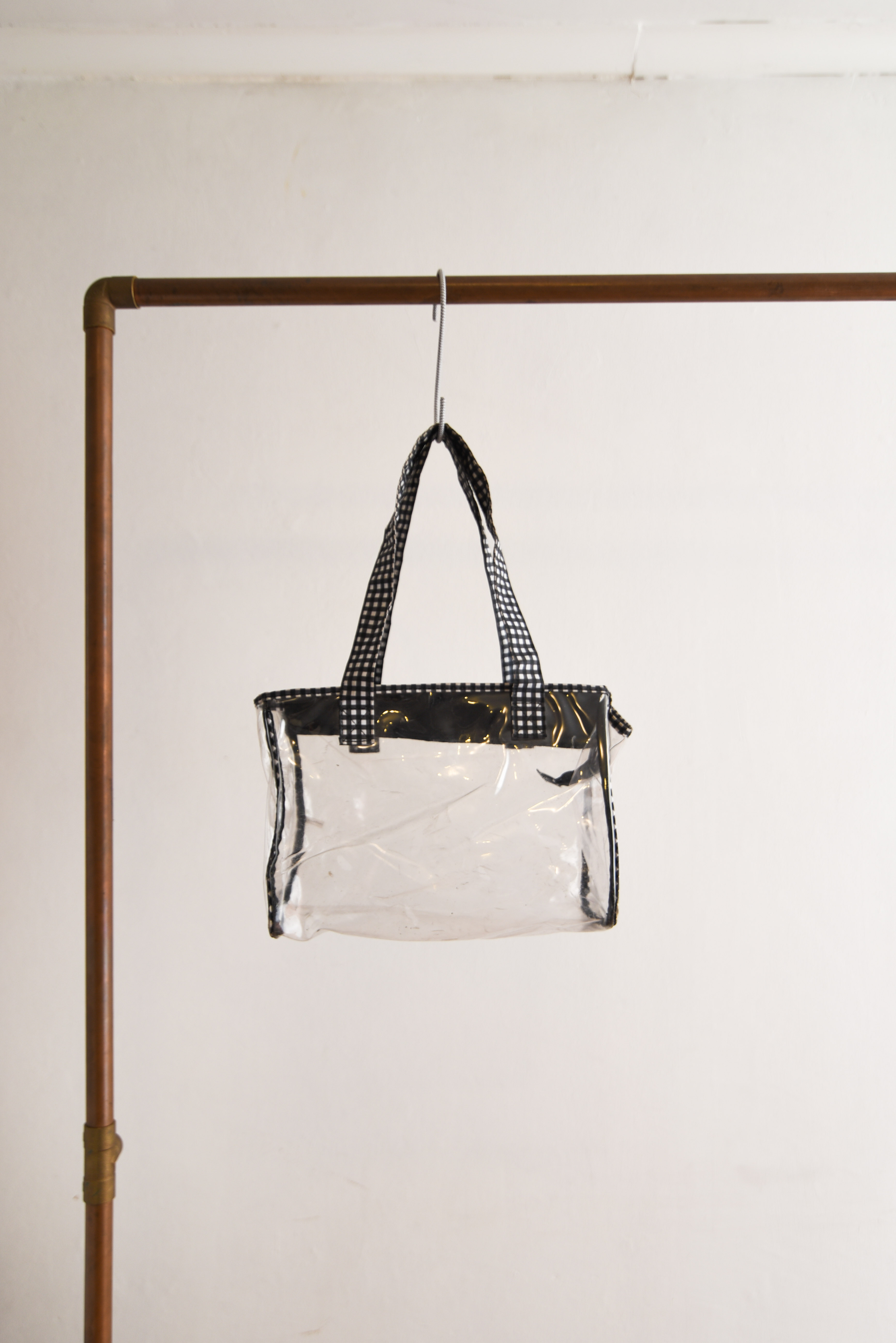 Bolso clear gingham
