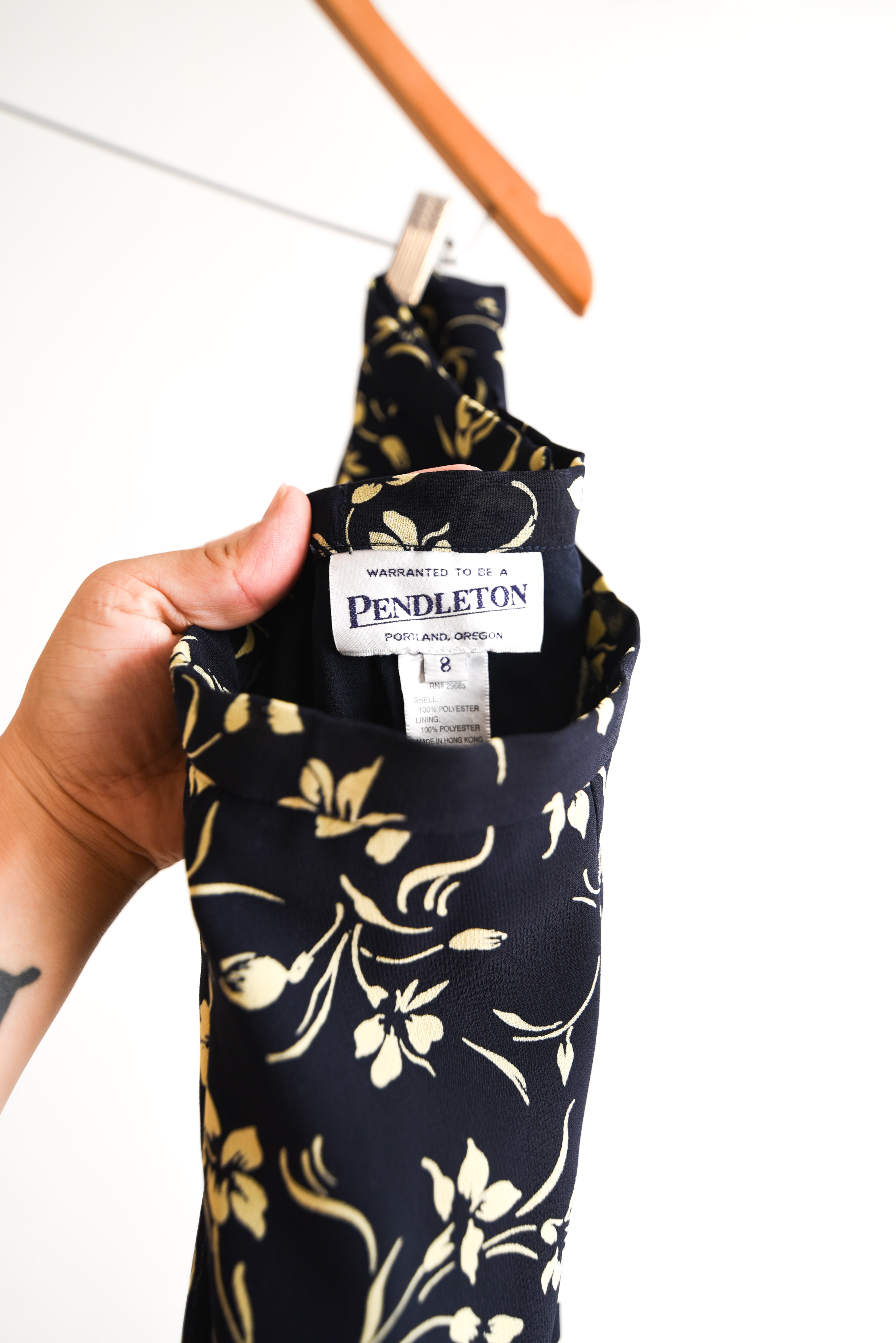 Maxi falda floral Pendleton