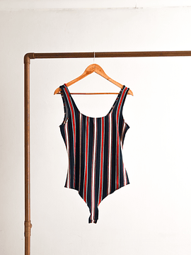 Body rayado azul