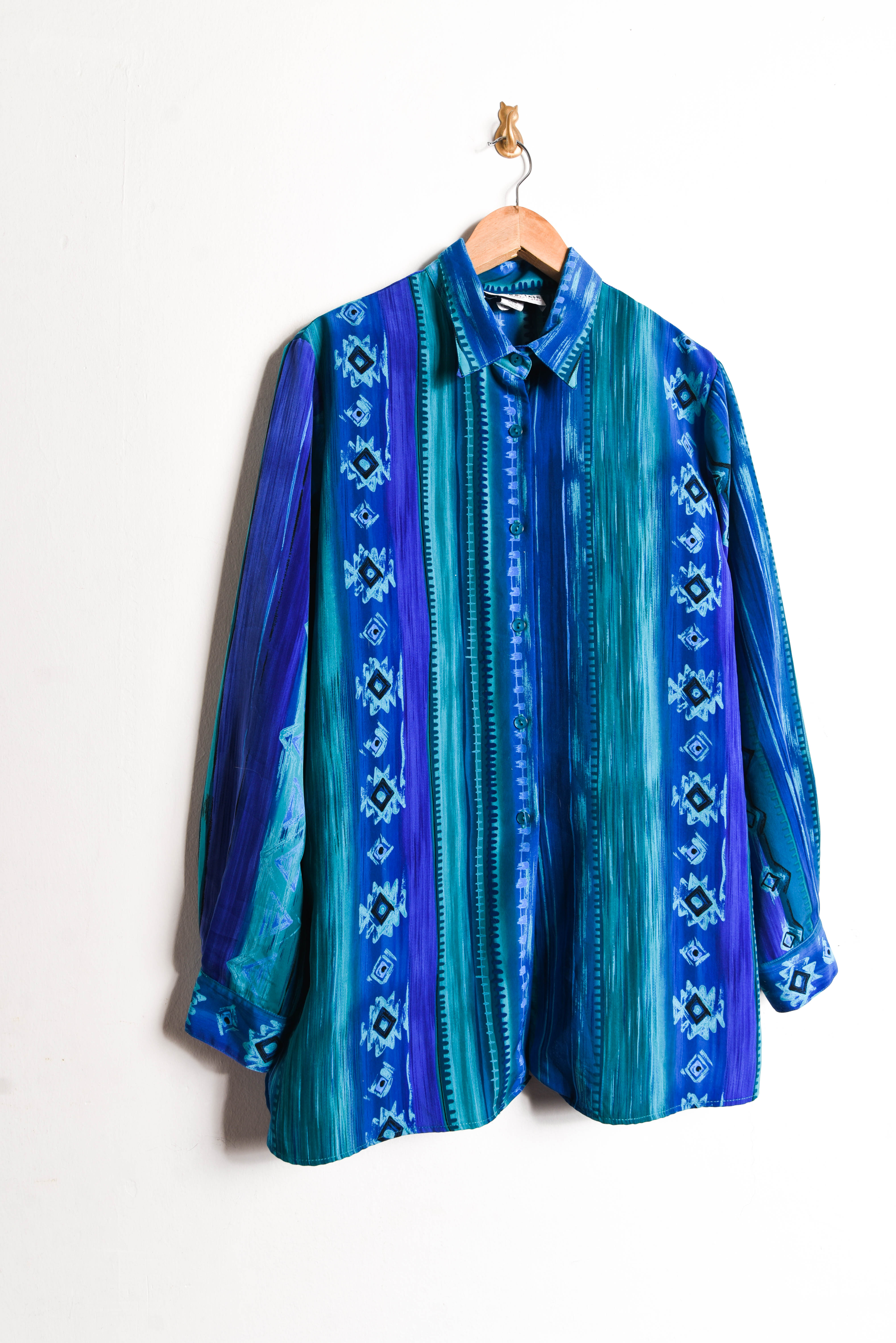 Blusa vintage ocean blue