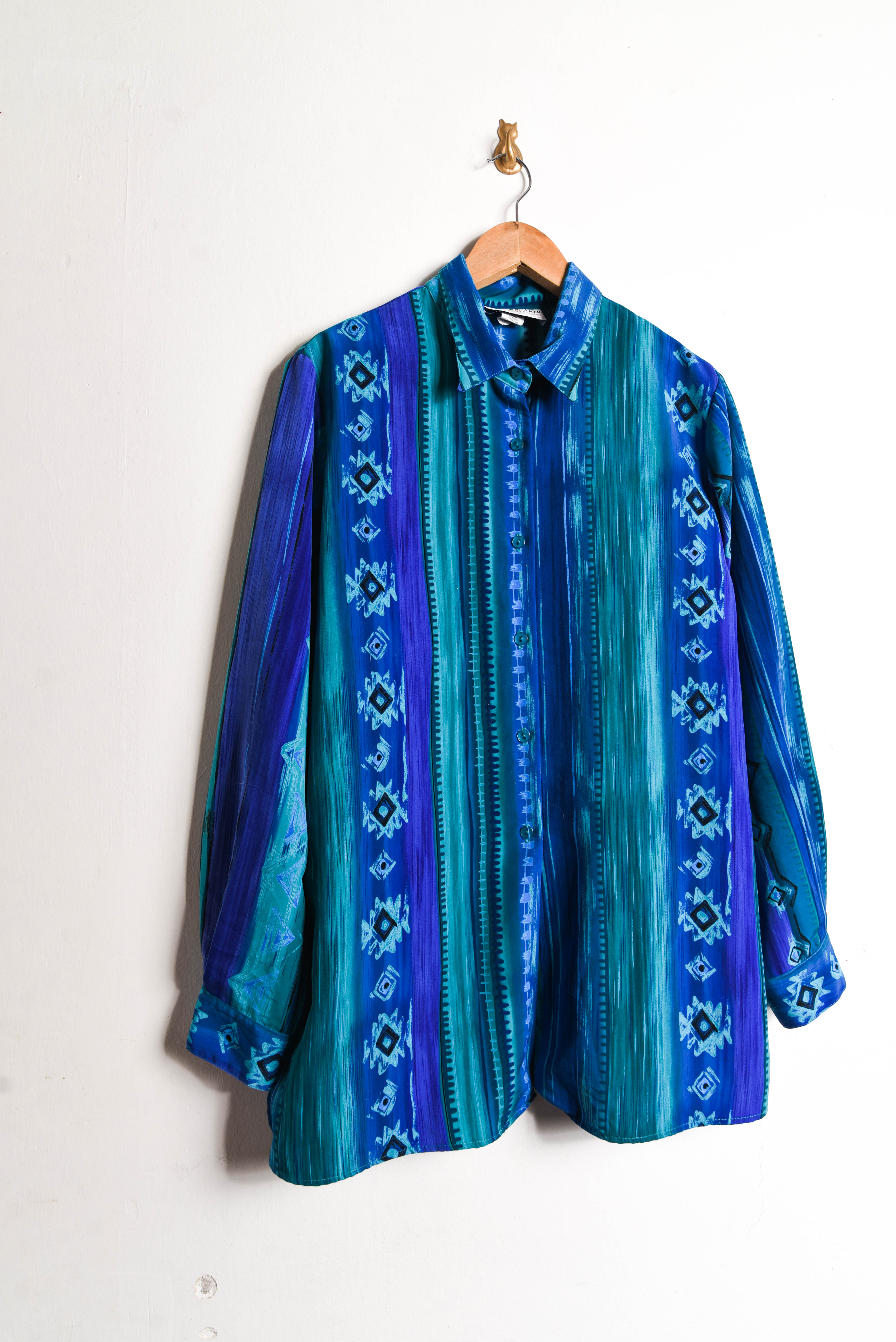 Blusa vintage ocean blue