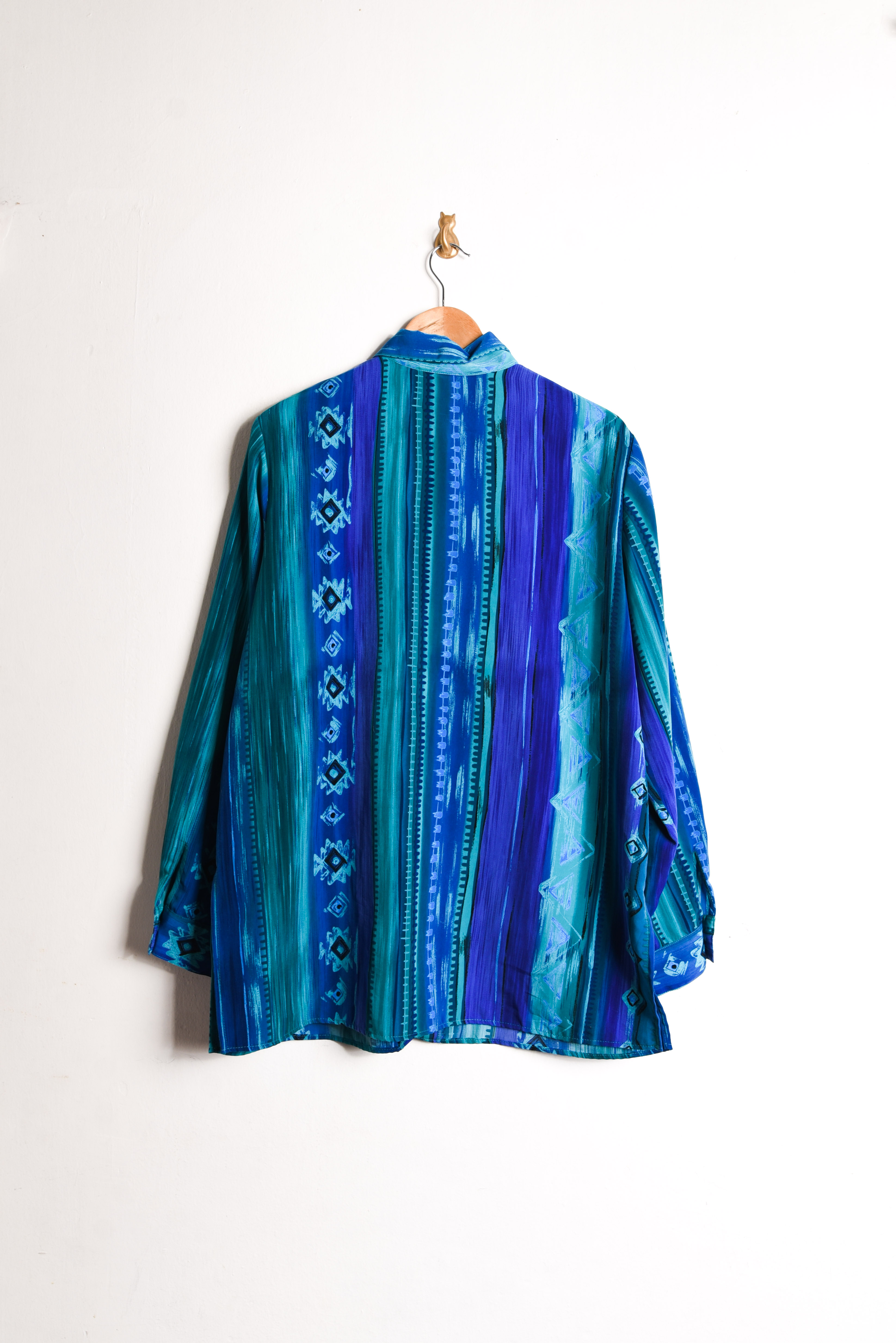 Blusa vintage ocean blue