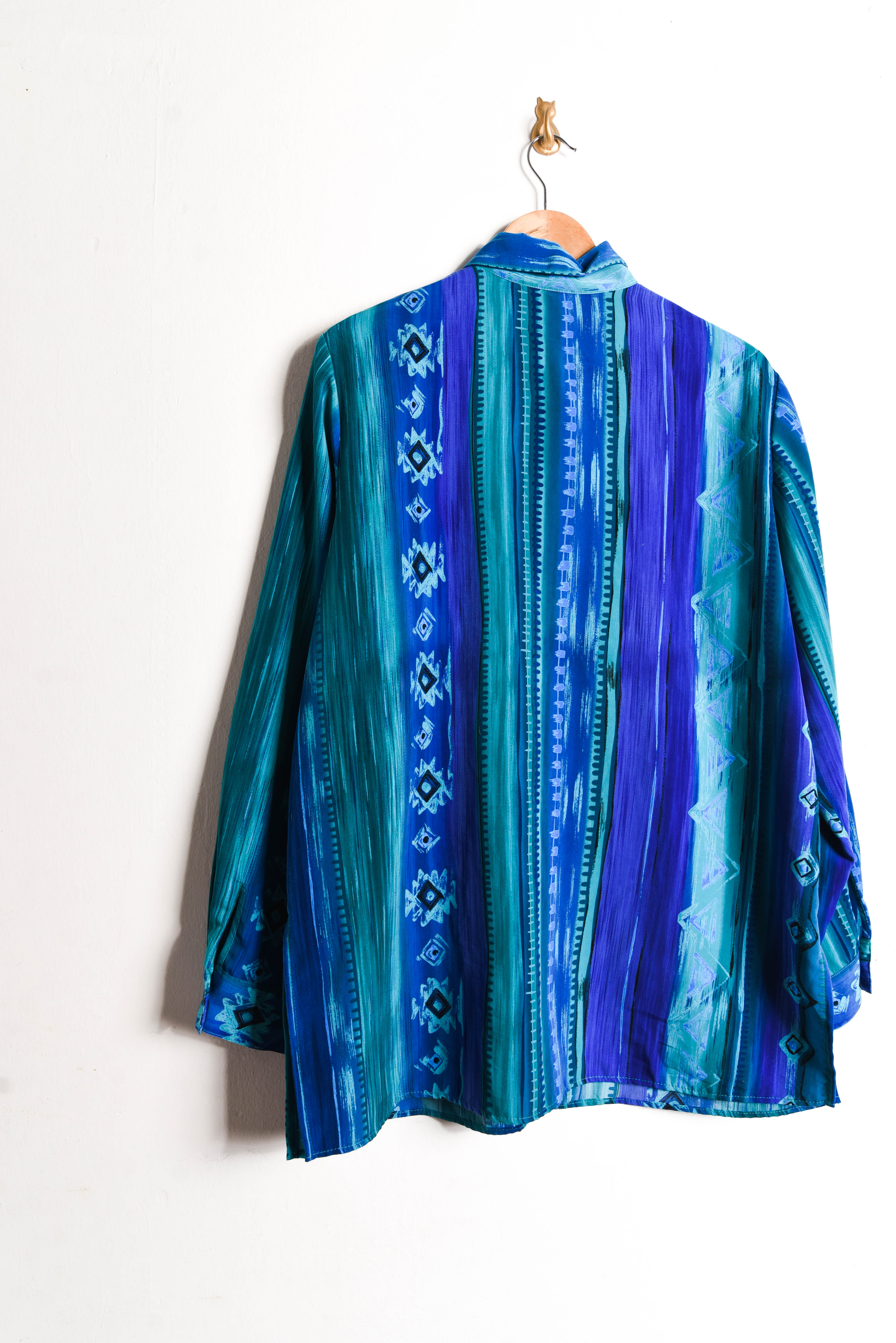 Blusa vintage ocean blue