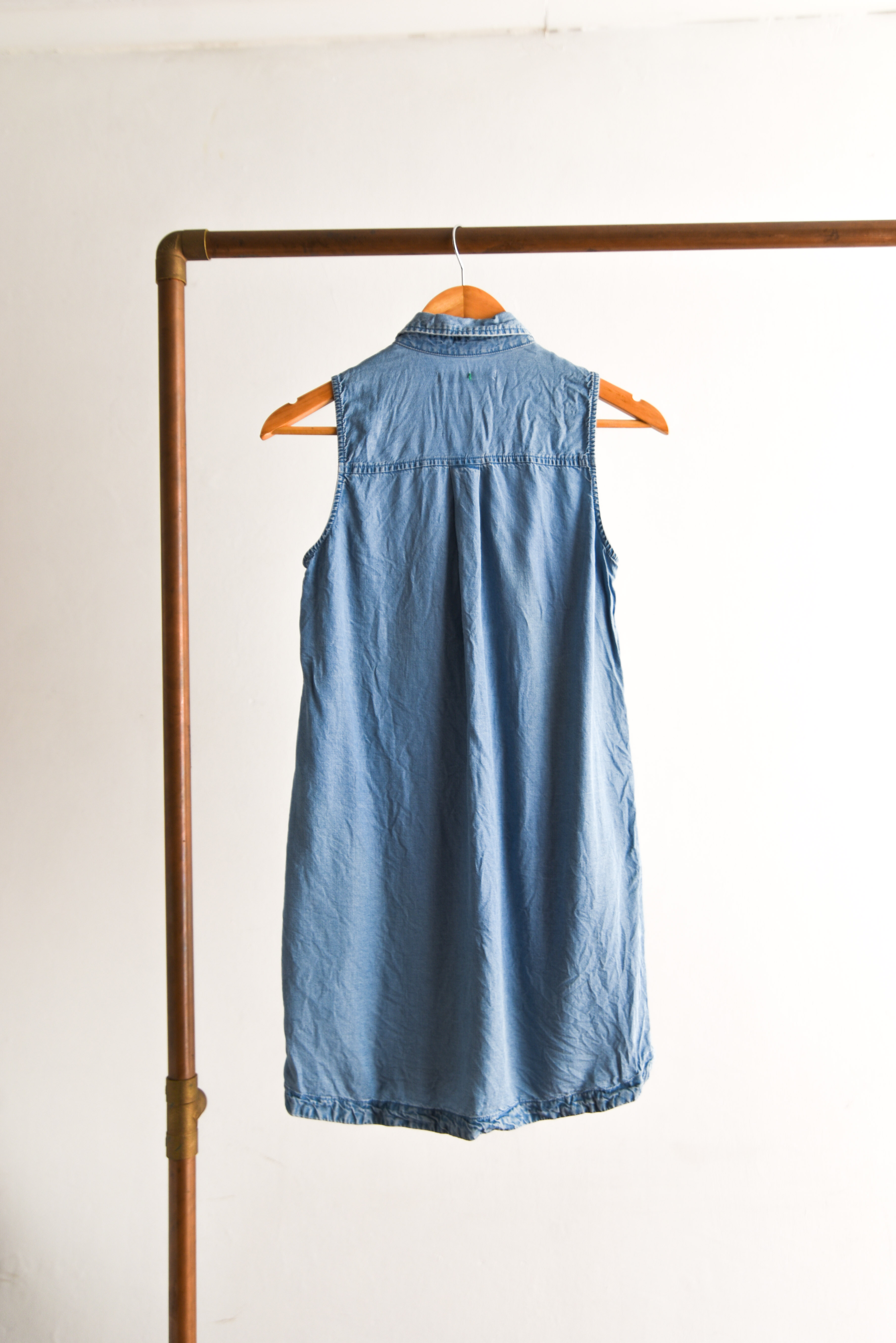 Vestido camisero denim