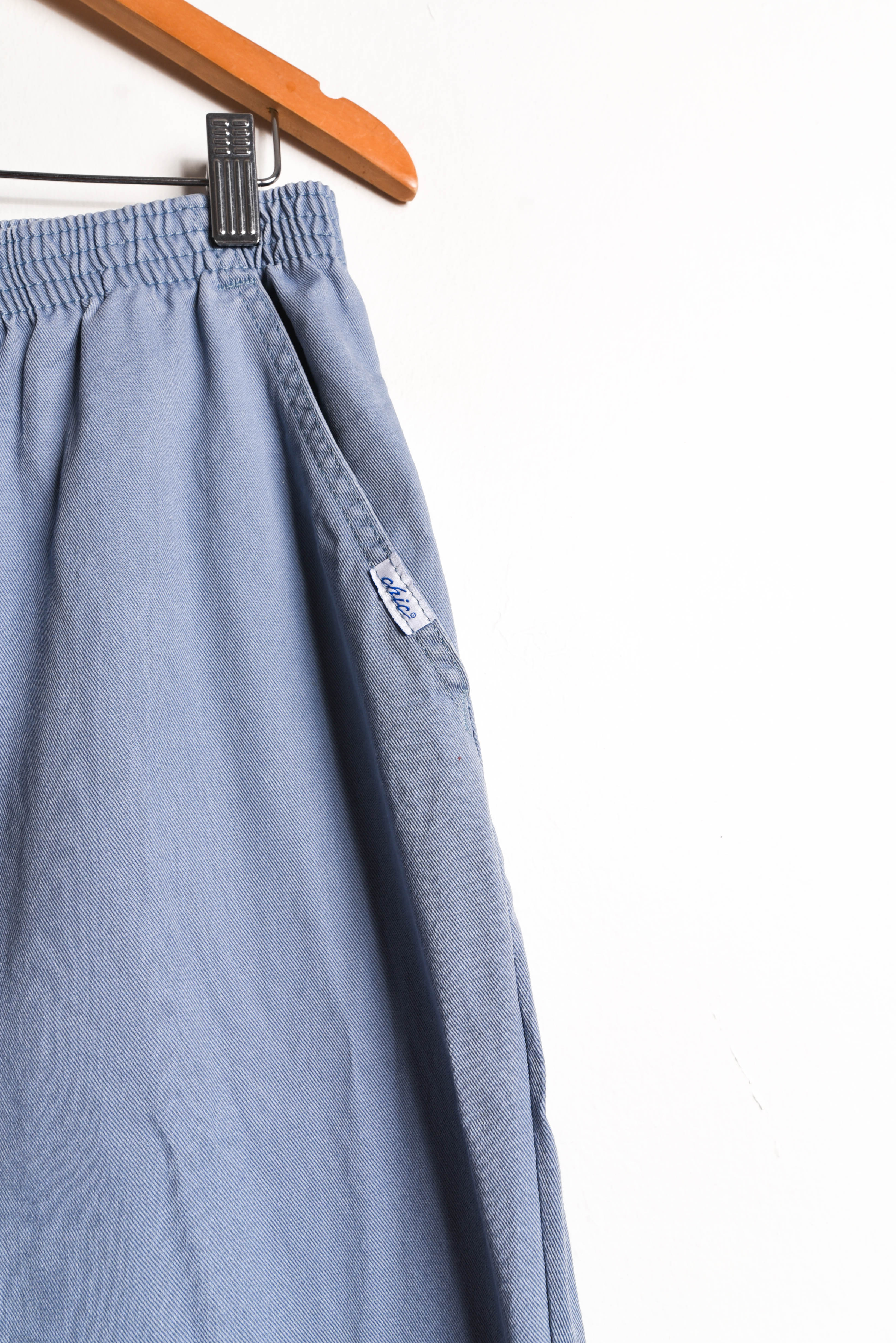 Jeans tiro alto cerulean Chic