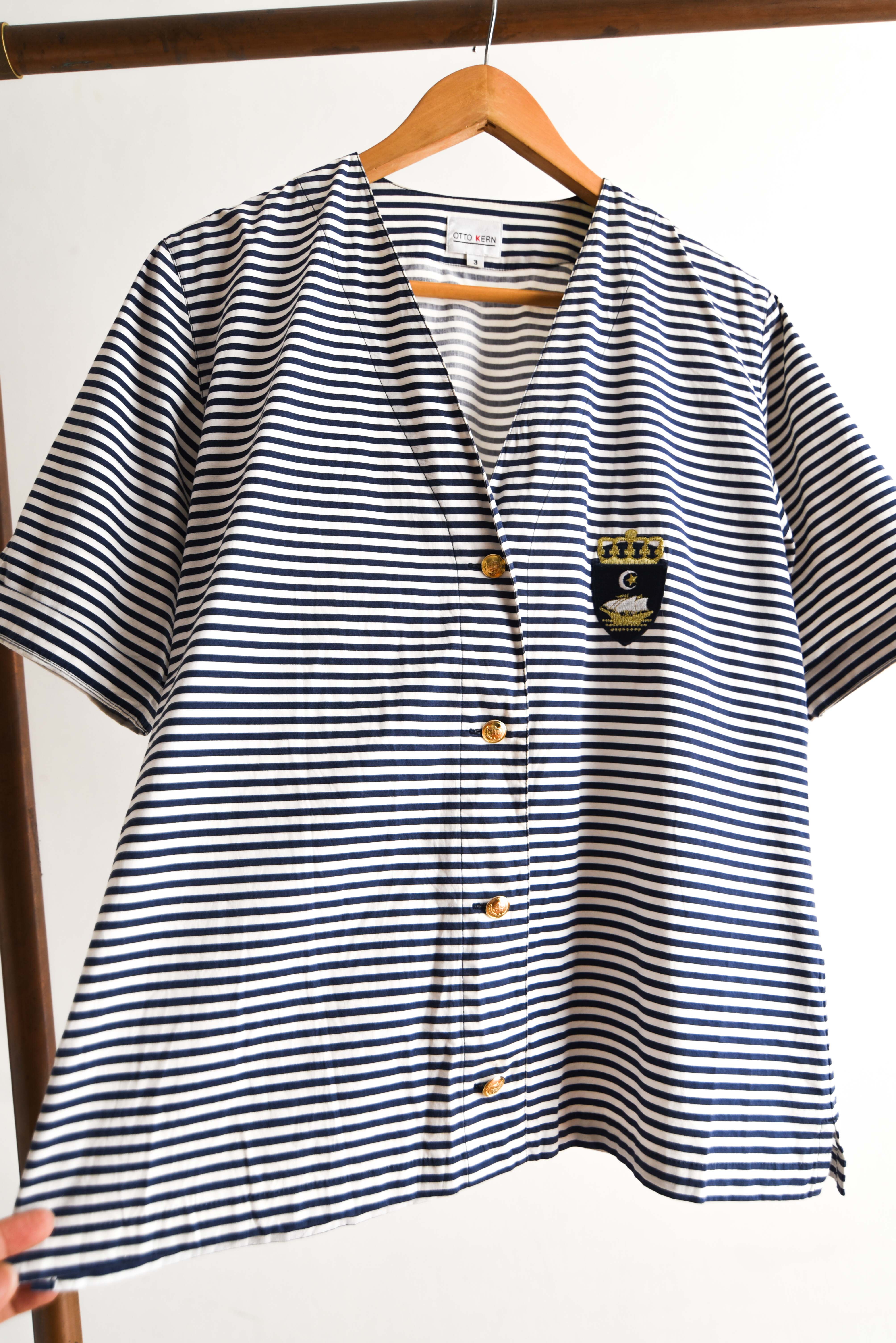 Blusa rayada marinera vintage