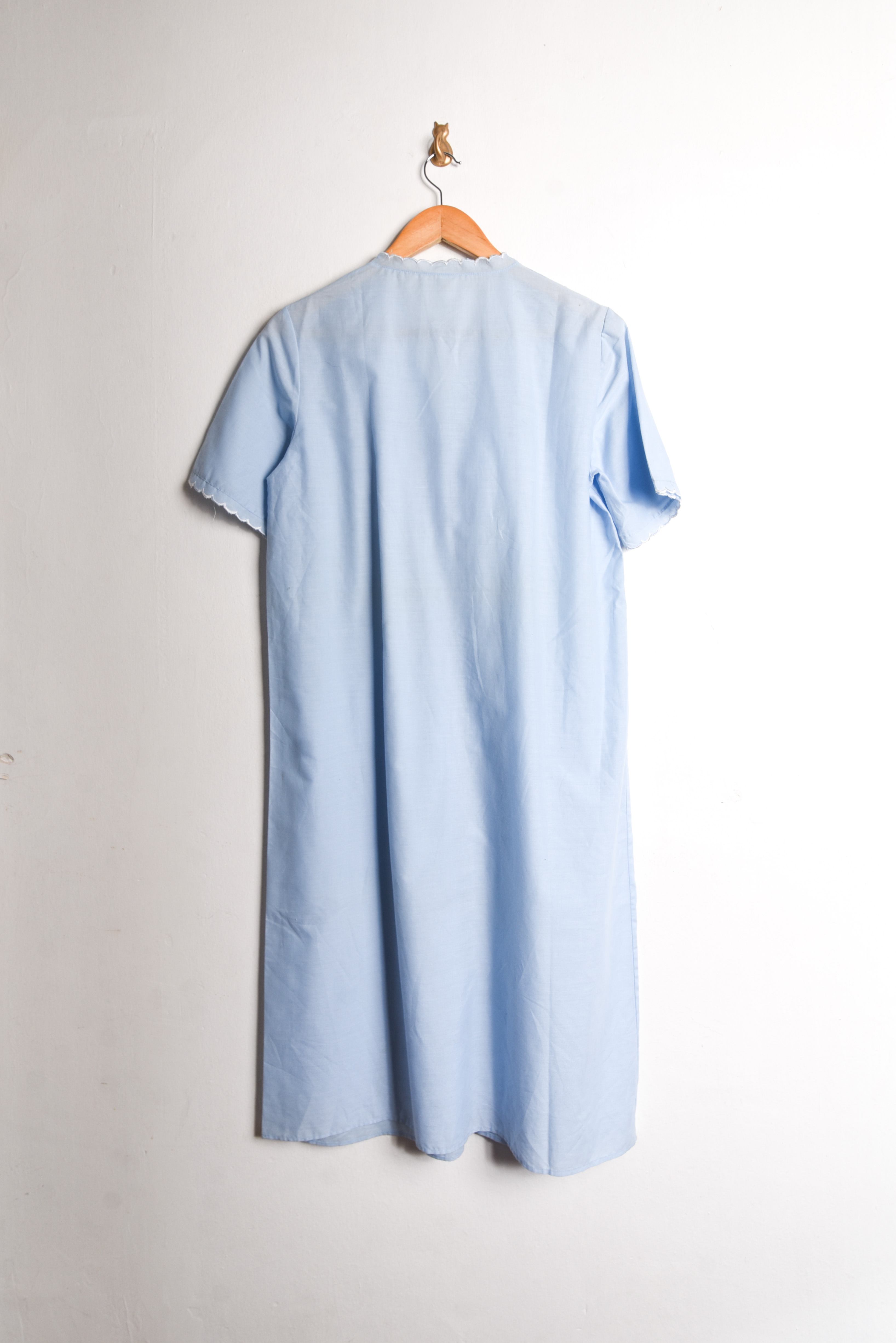 Camisa de dormir vintage celeste