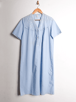 Camisa de dormir vintage celeste