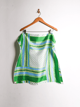 Pañuelo verde vintage japan