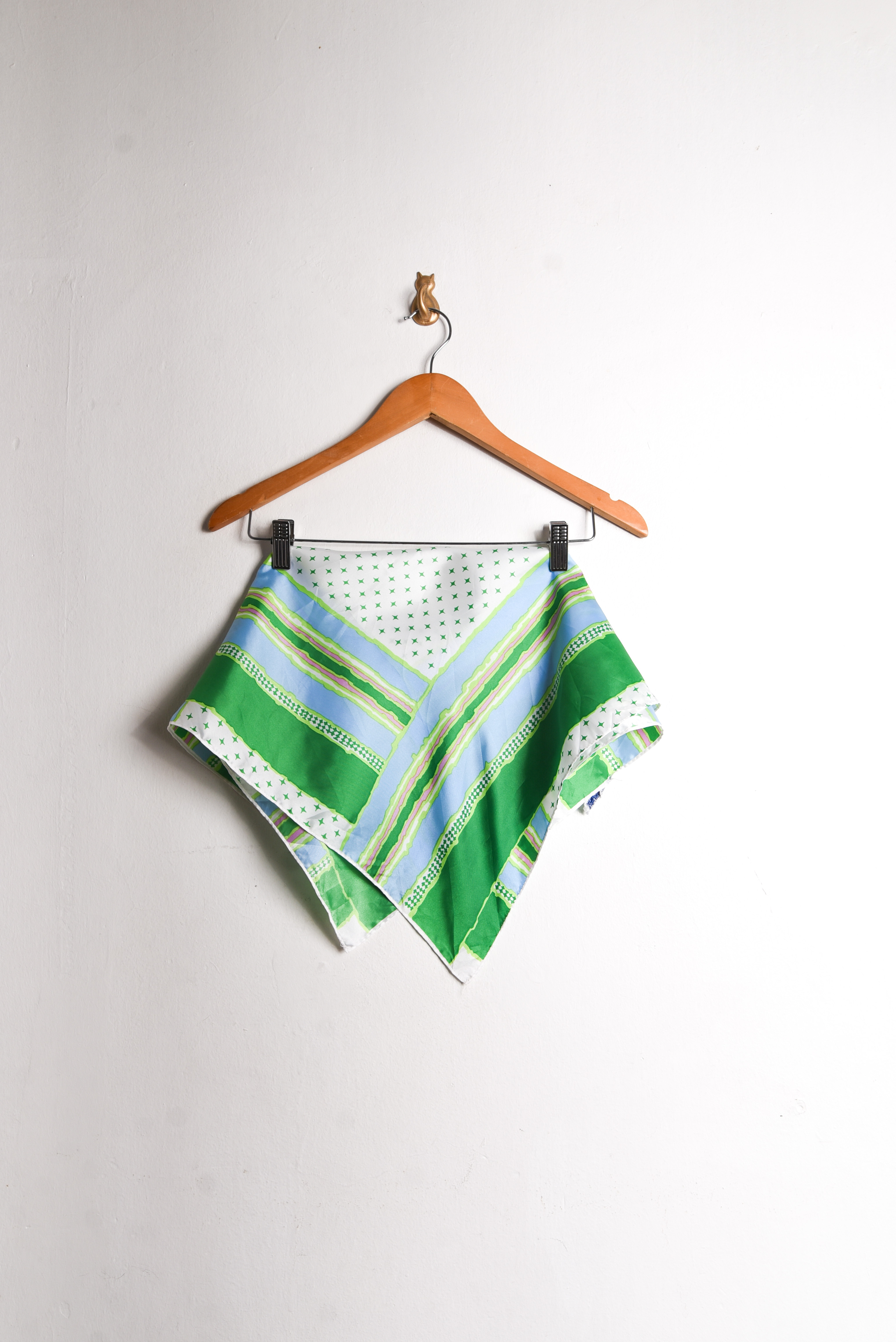 Pañuelo verde vintage japan