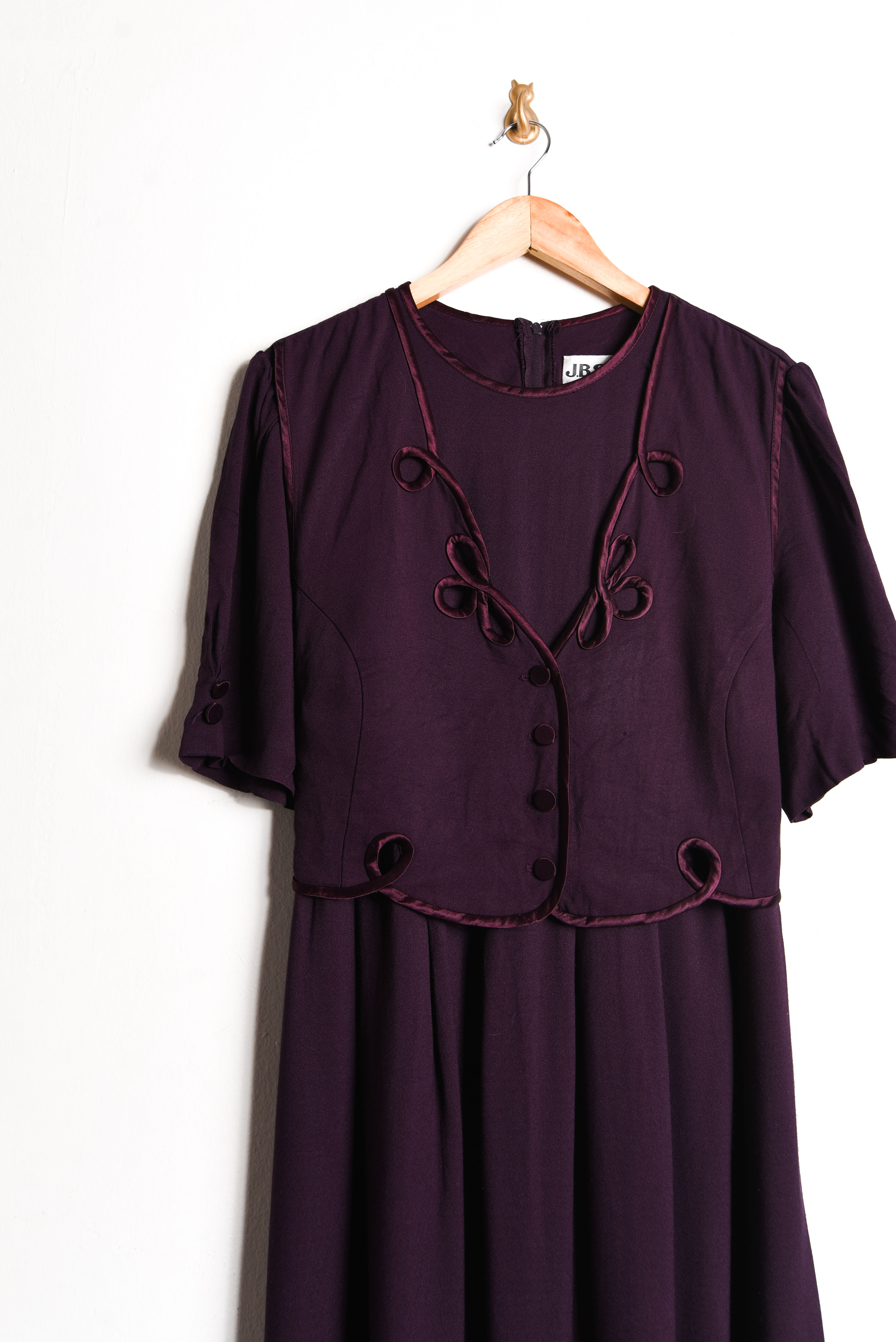 Vestido 90s dark purple