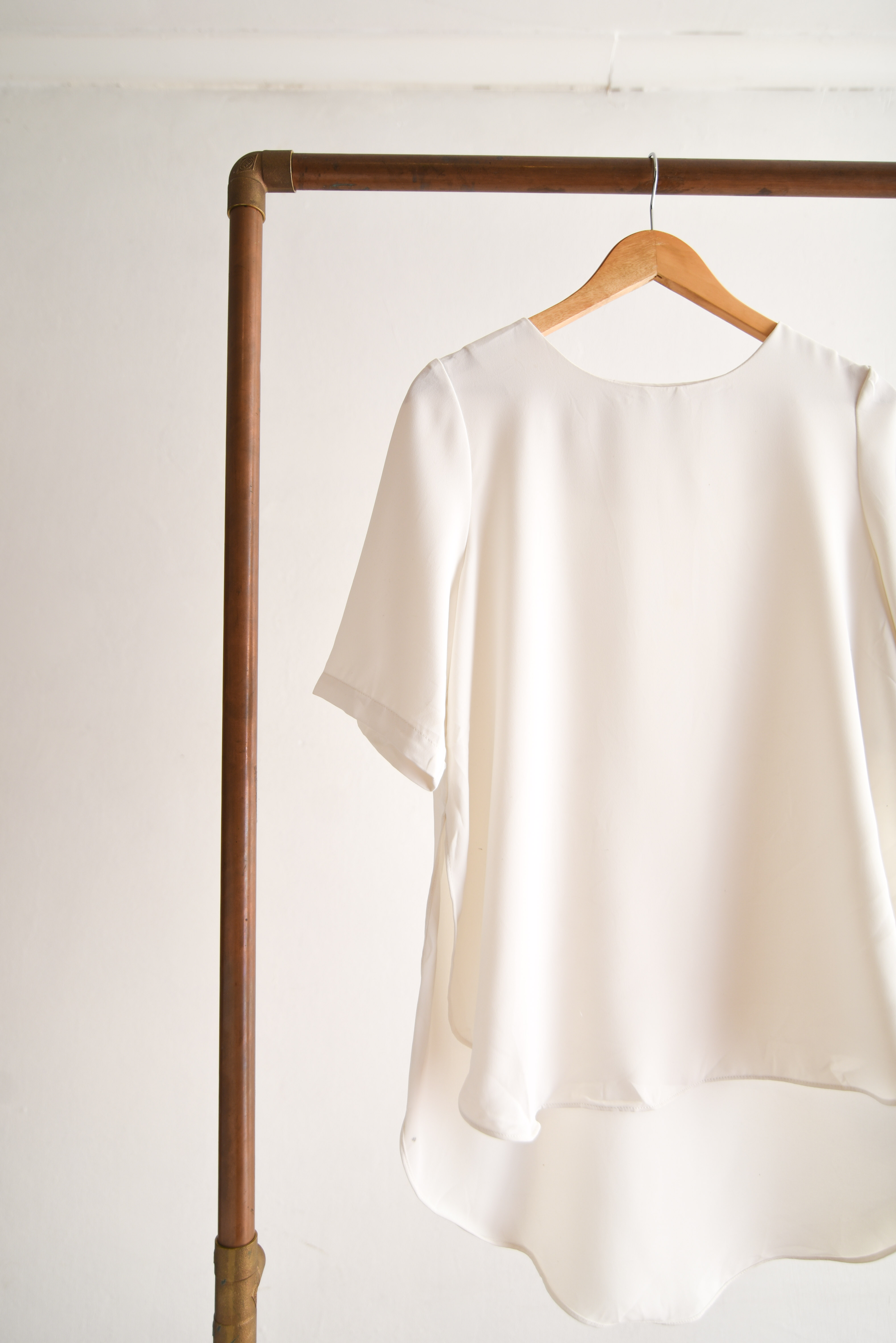 Blusa marfil Topshop