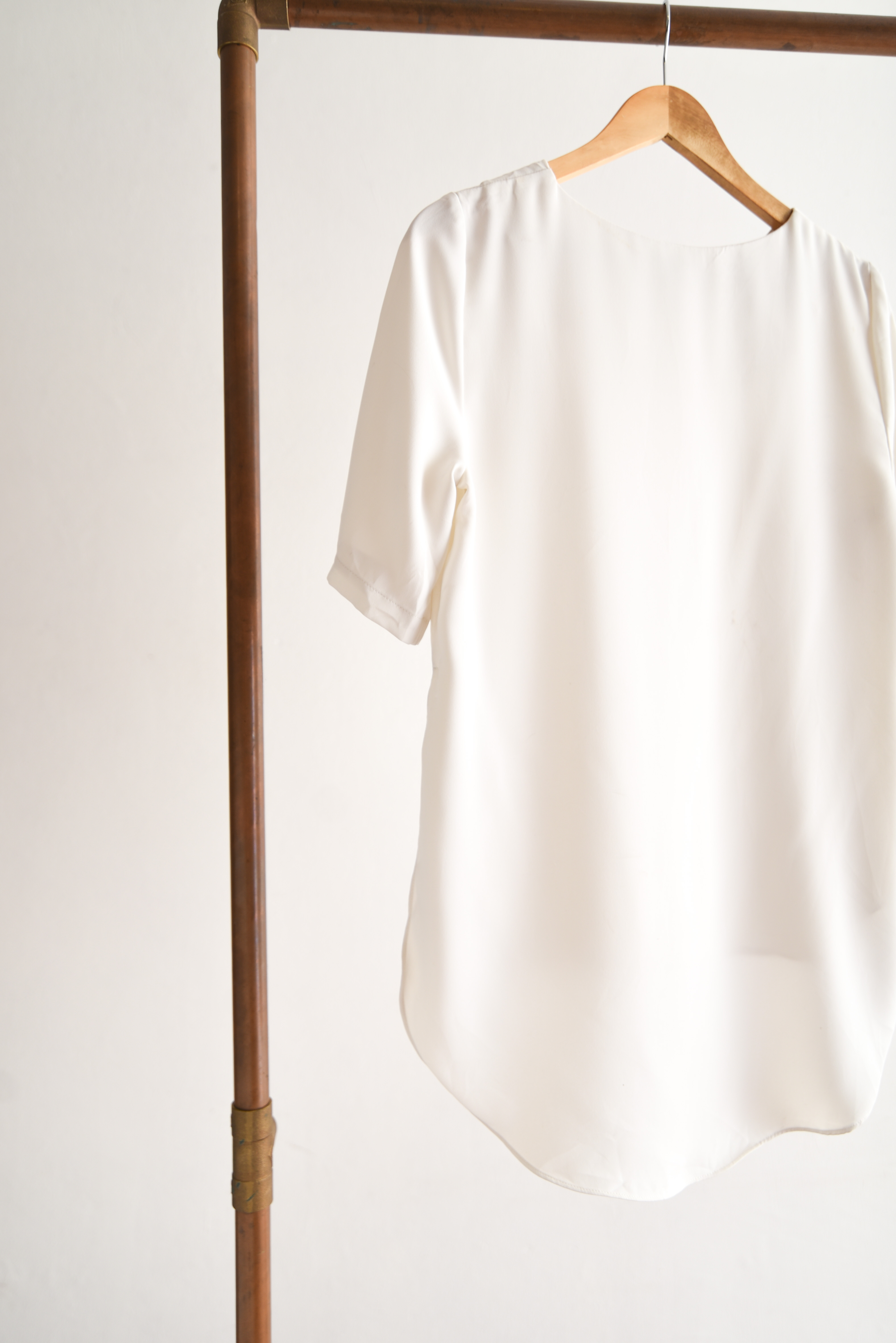 Blusa marfil Topshop