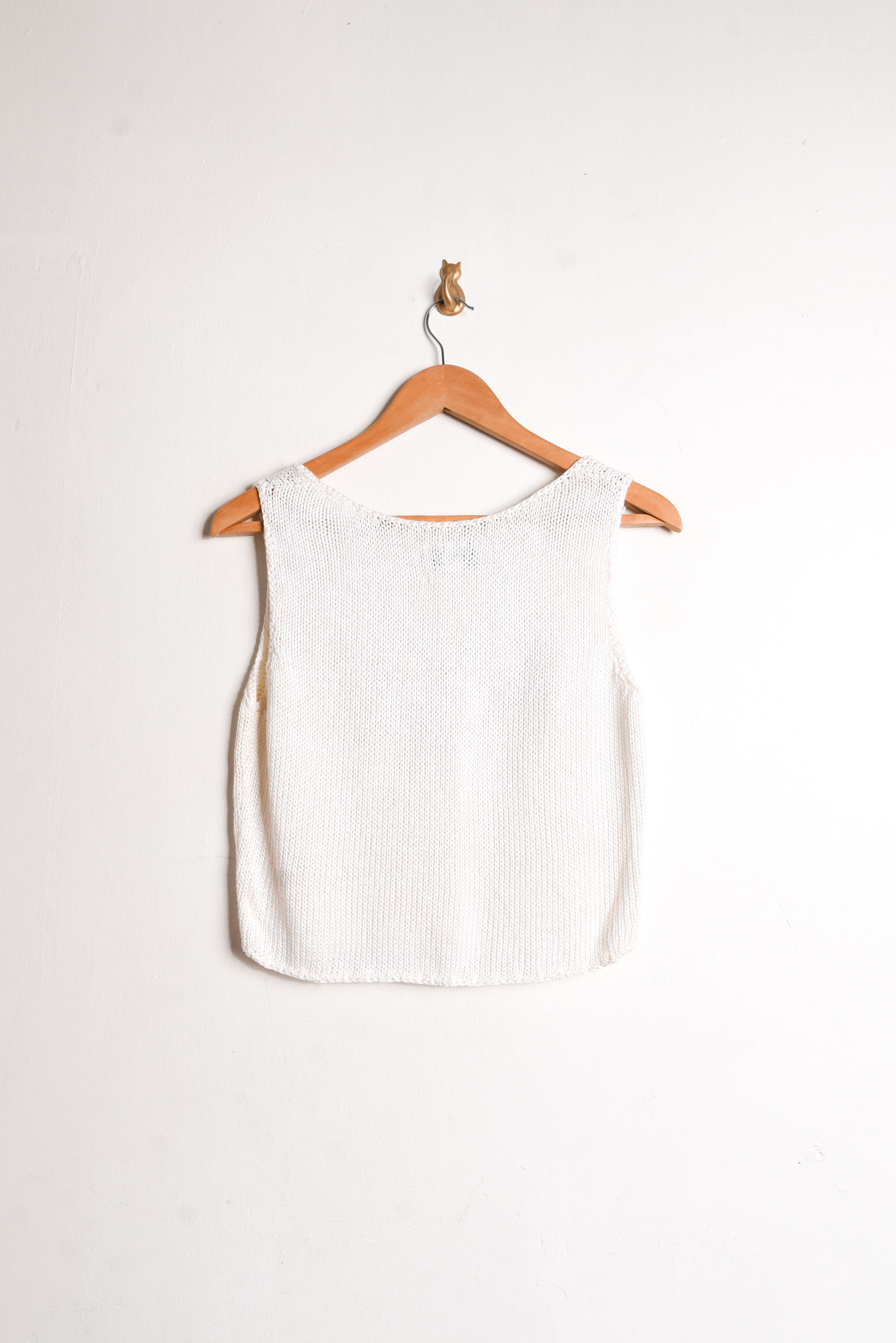 Top tejido frutas vintage