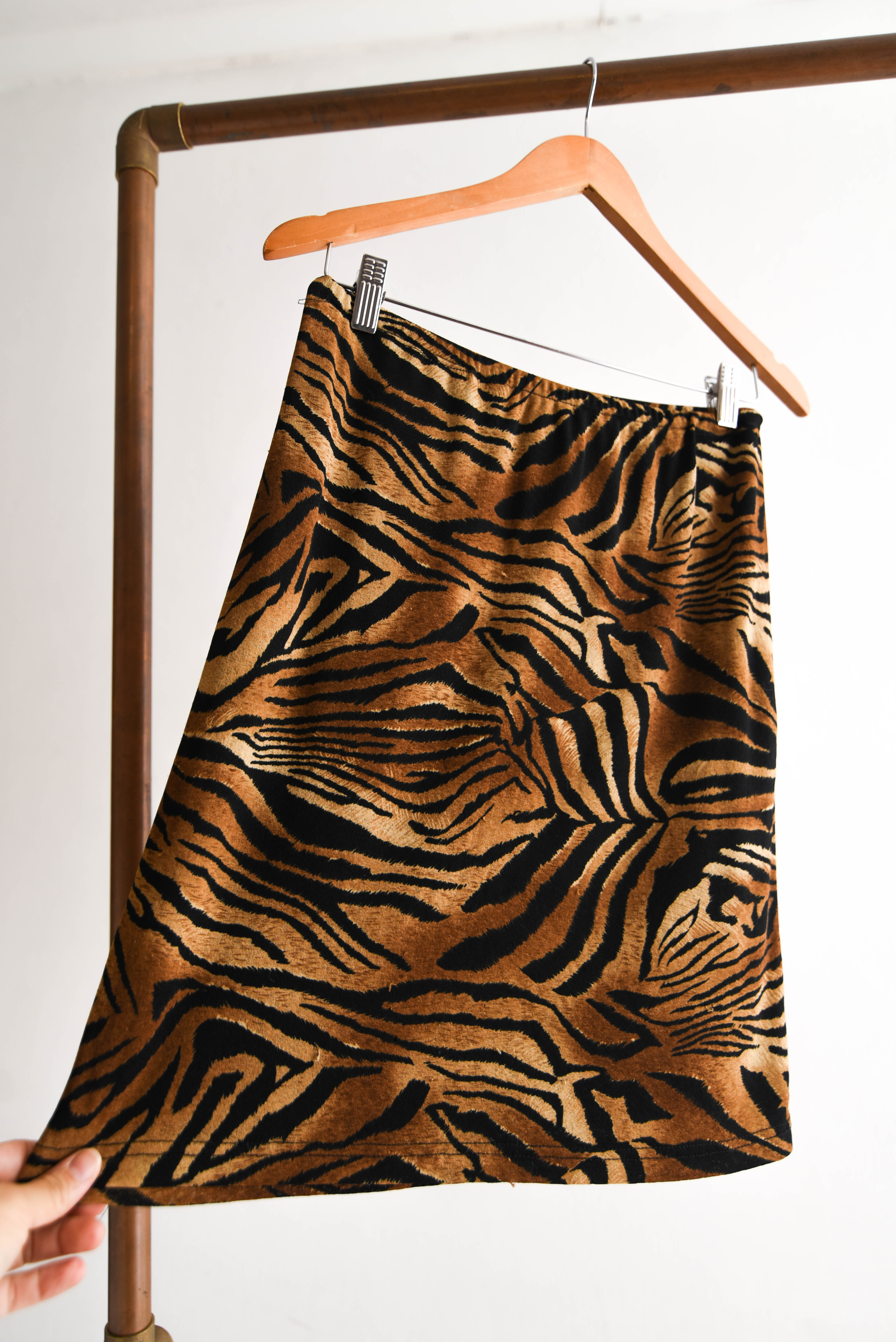 Falda 90s animal print 