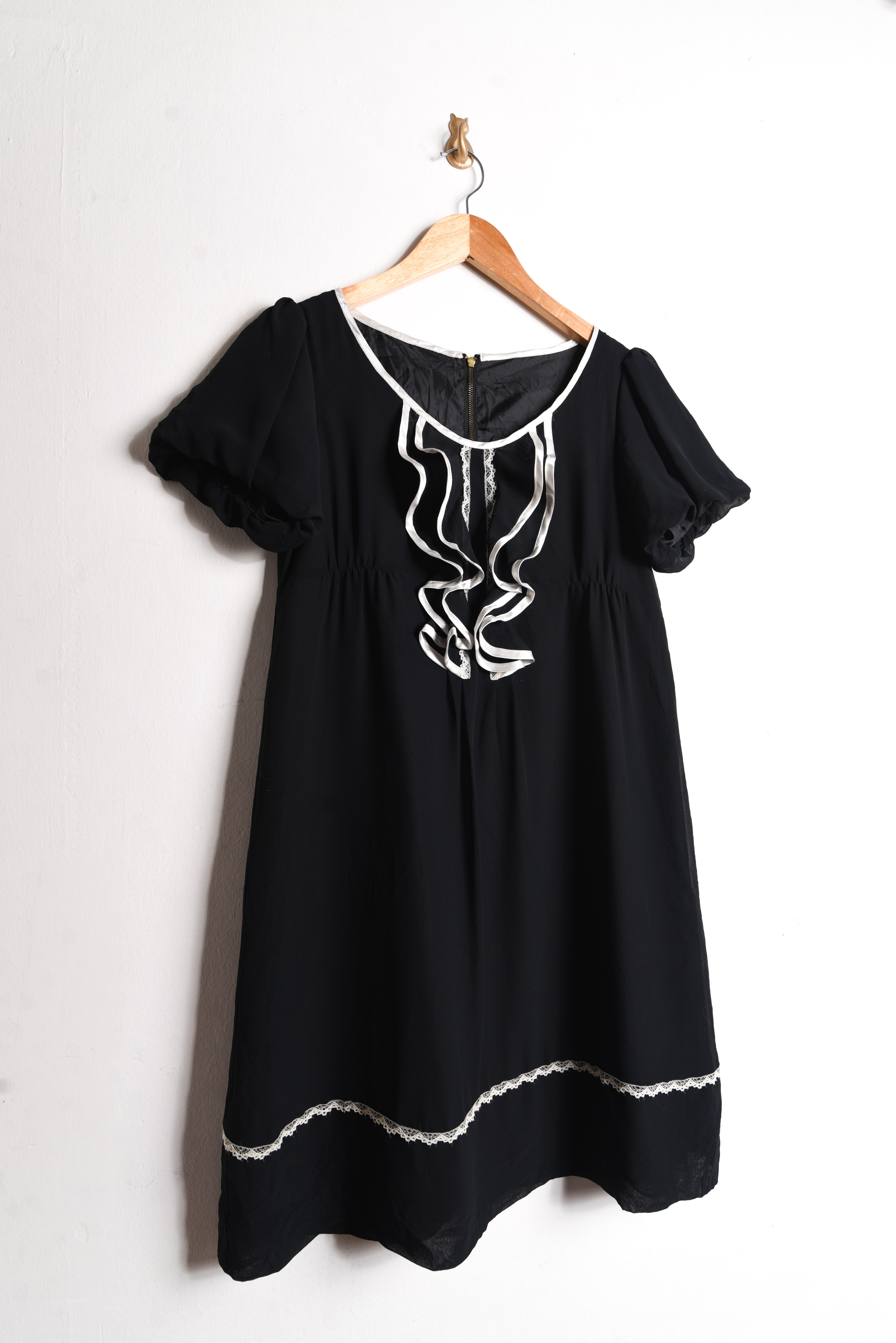 Vestido negro coquette japones