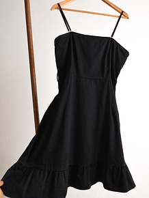 Vestido negro cotton