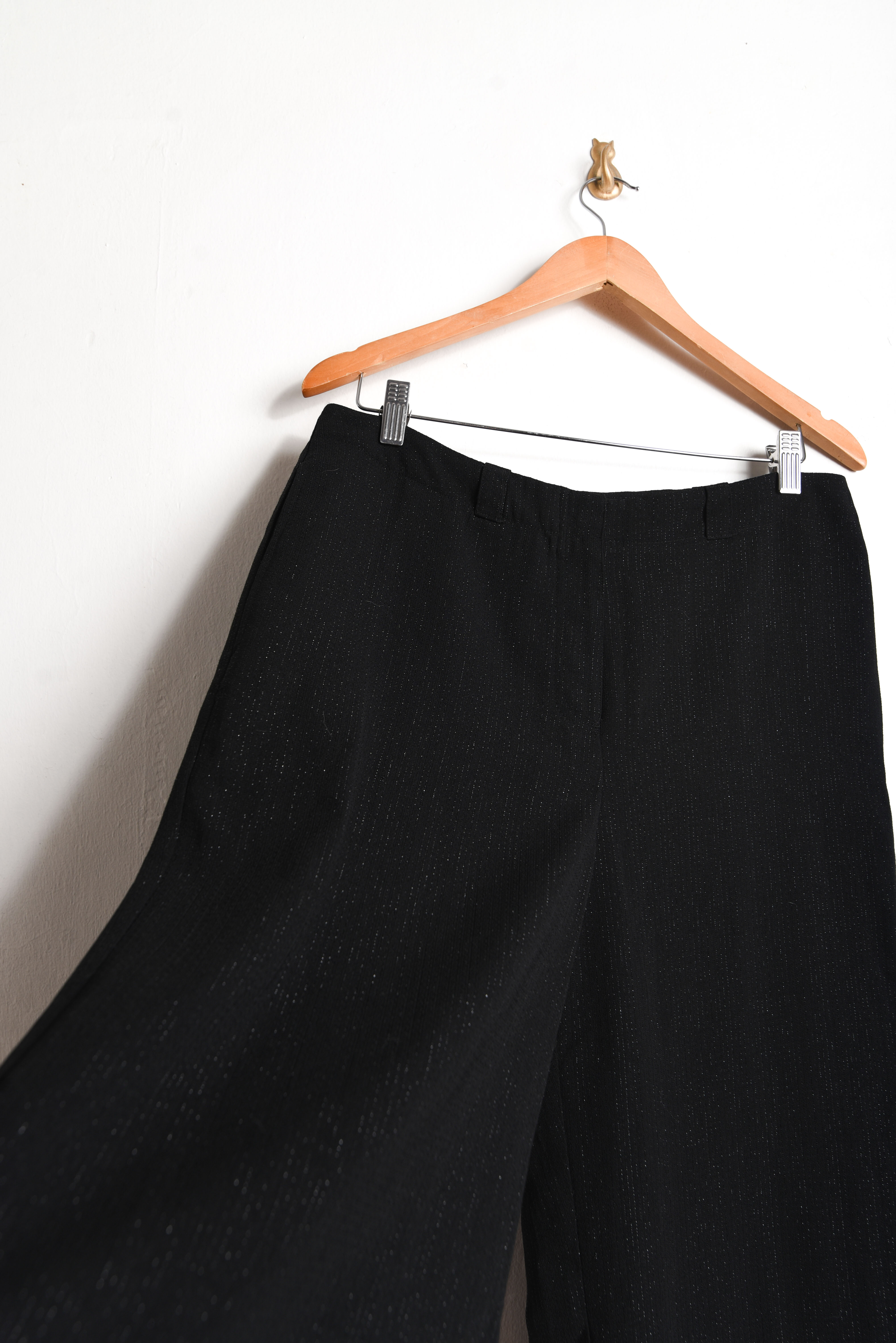 Pantalón palazzo brillos