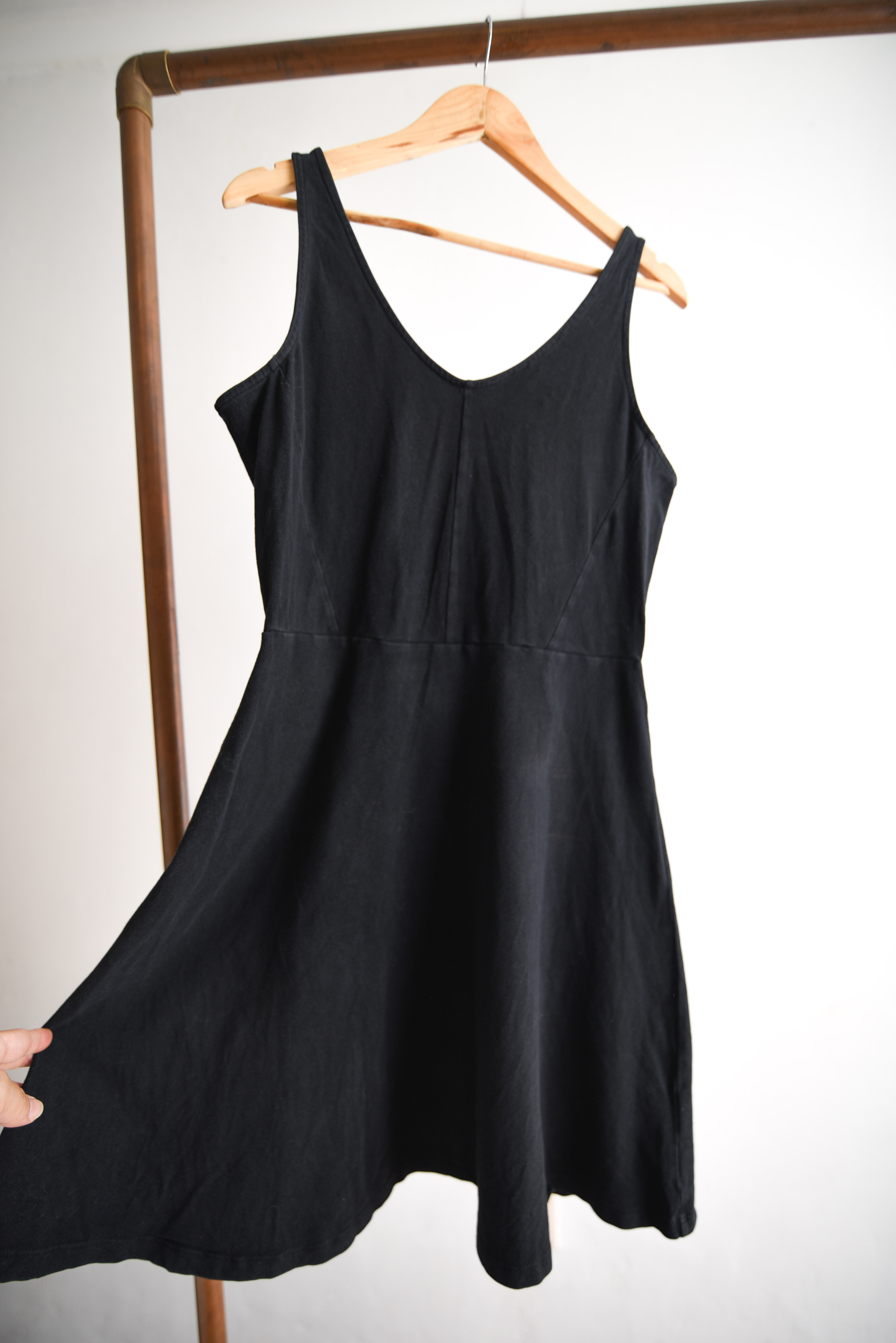 Vestido negro skater