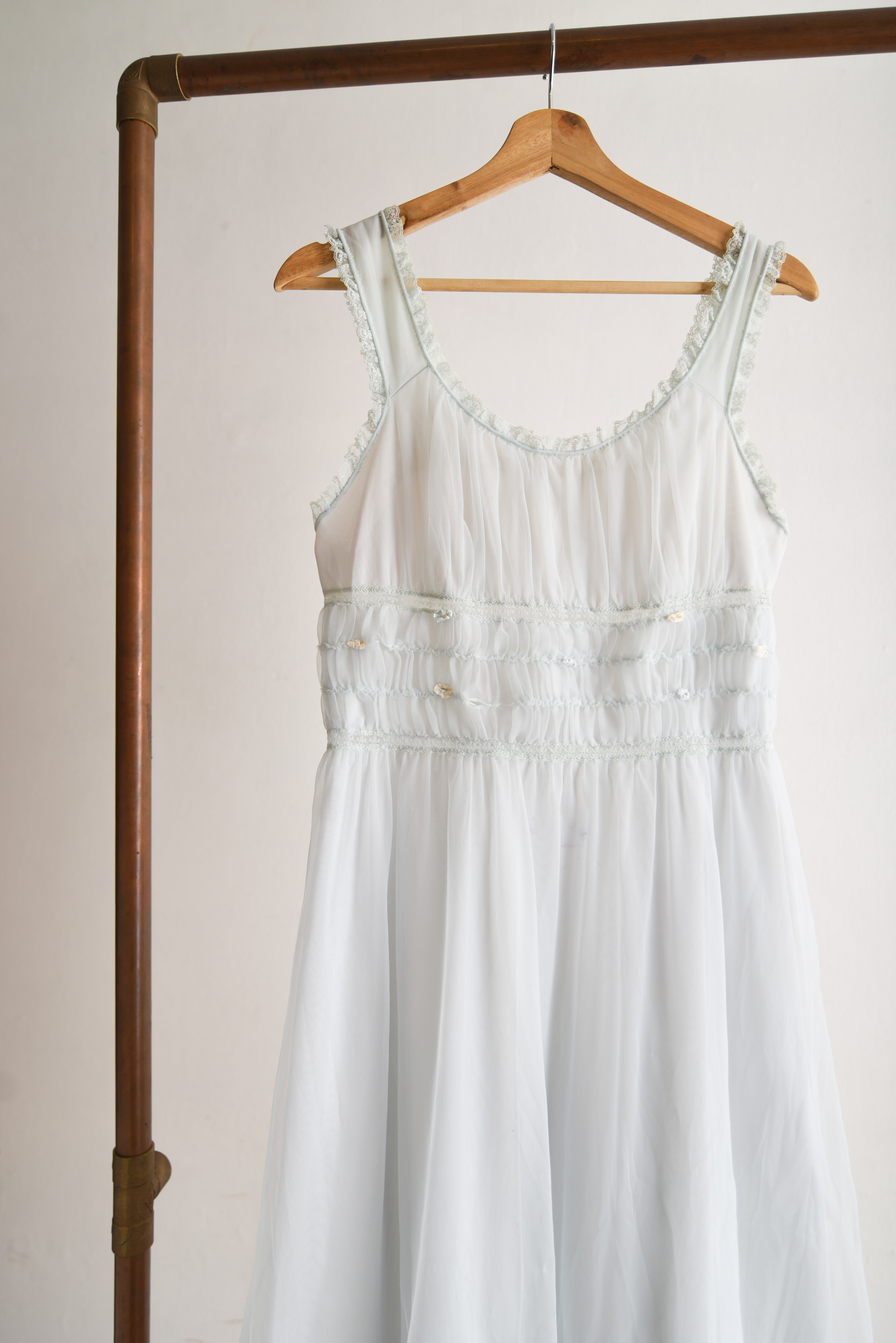 Vestido lencero 60s pastel 