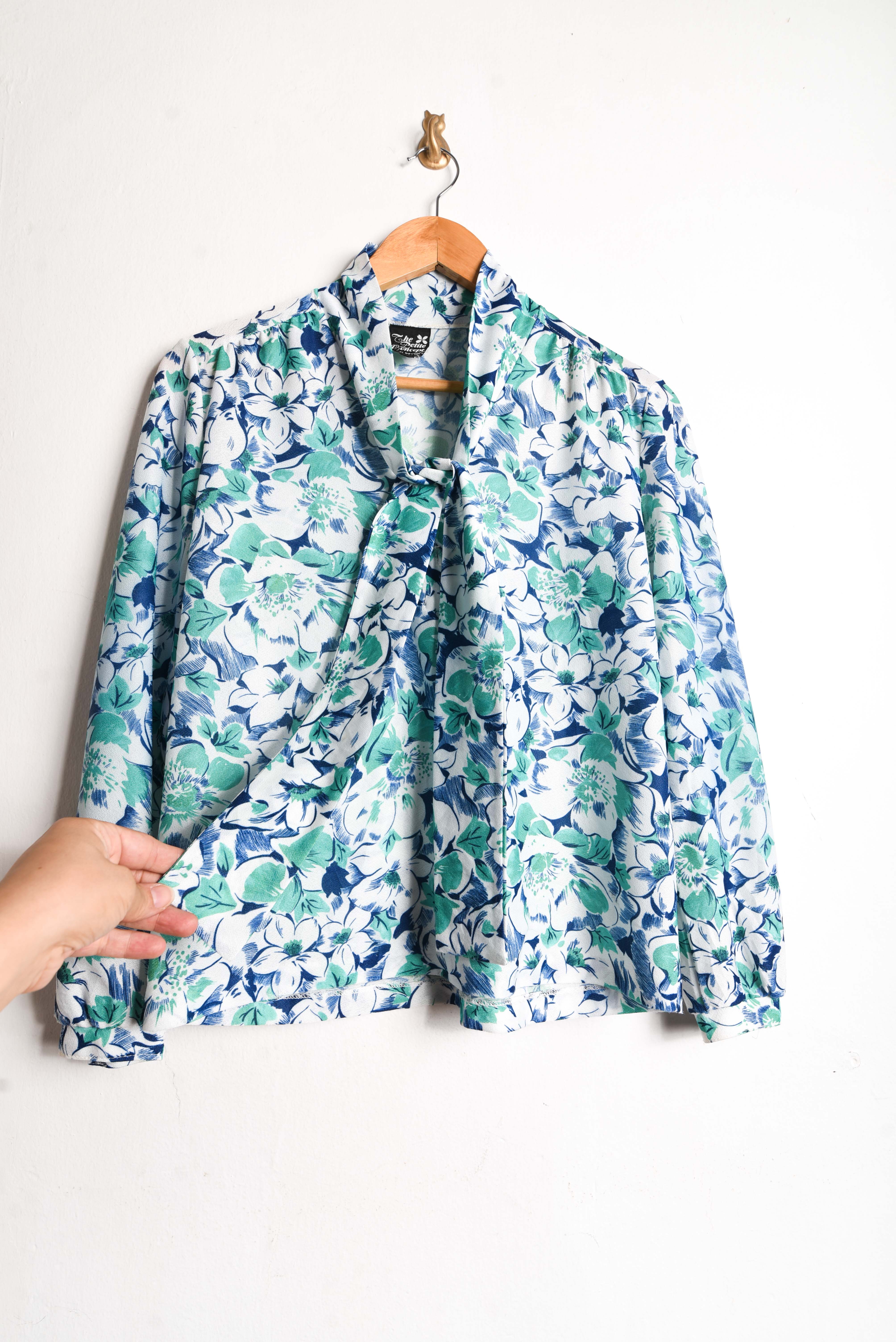 Blusa floral 80s lazito