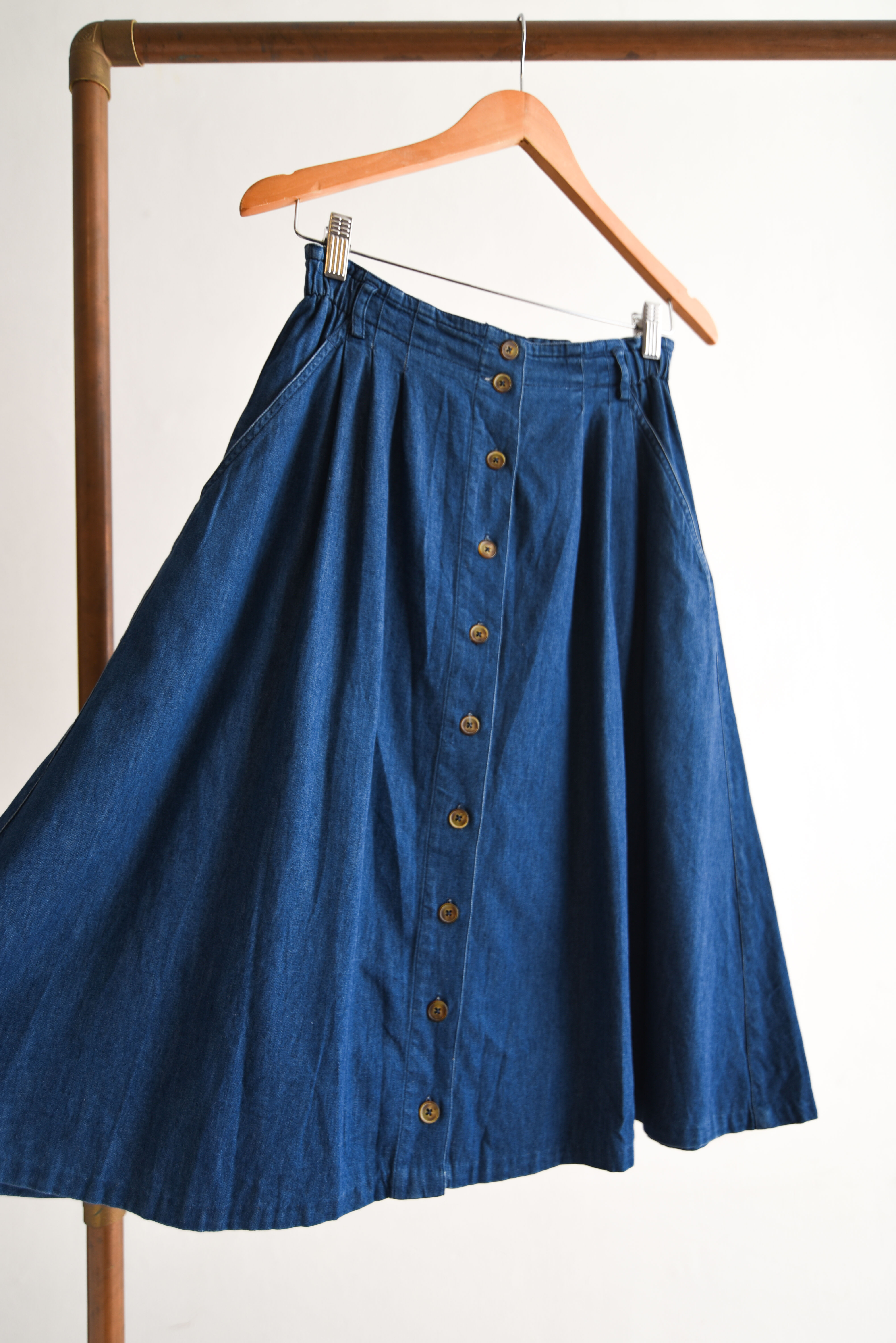 Falda denim botones LizSport vintage