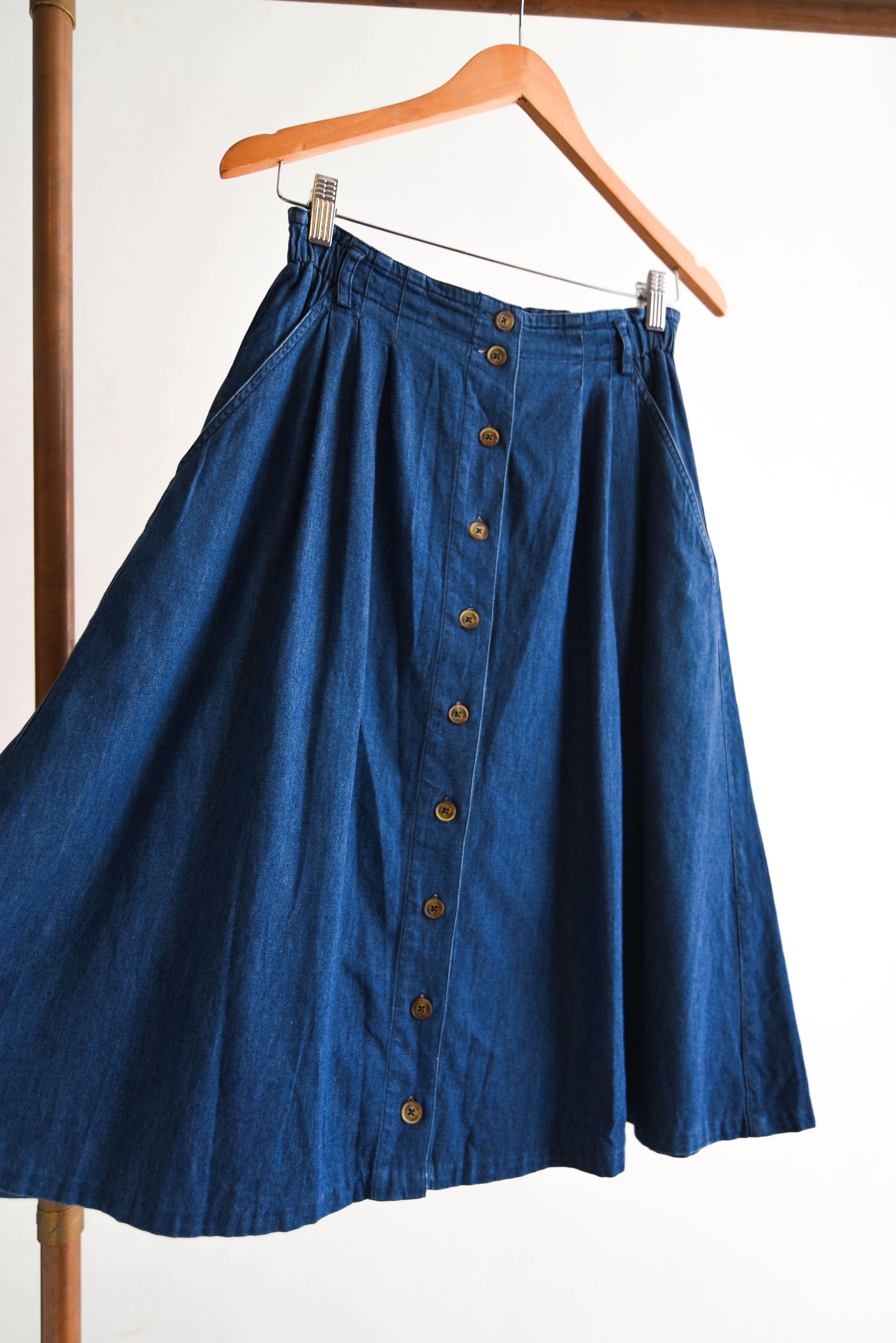 Falda denim botones LizSport vintage