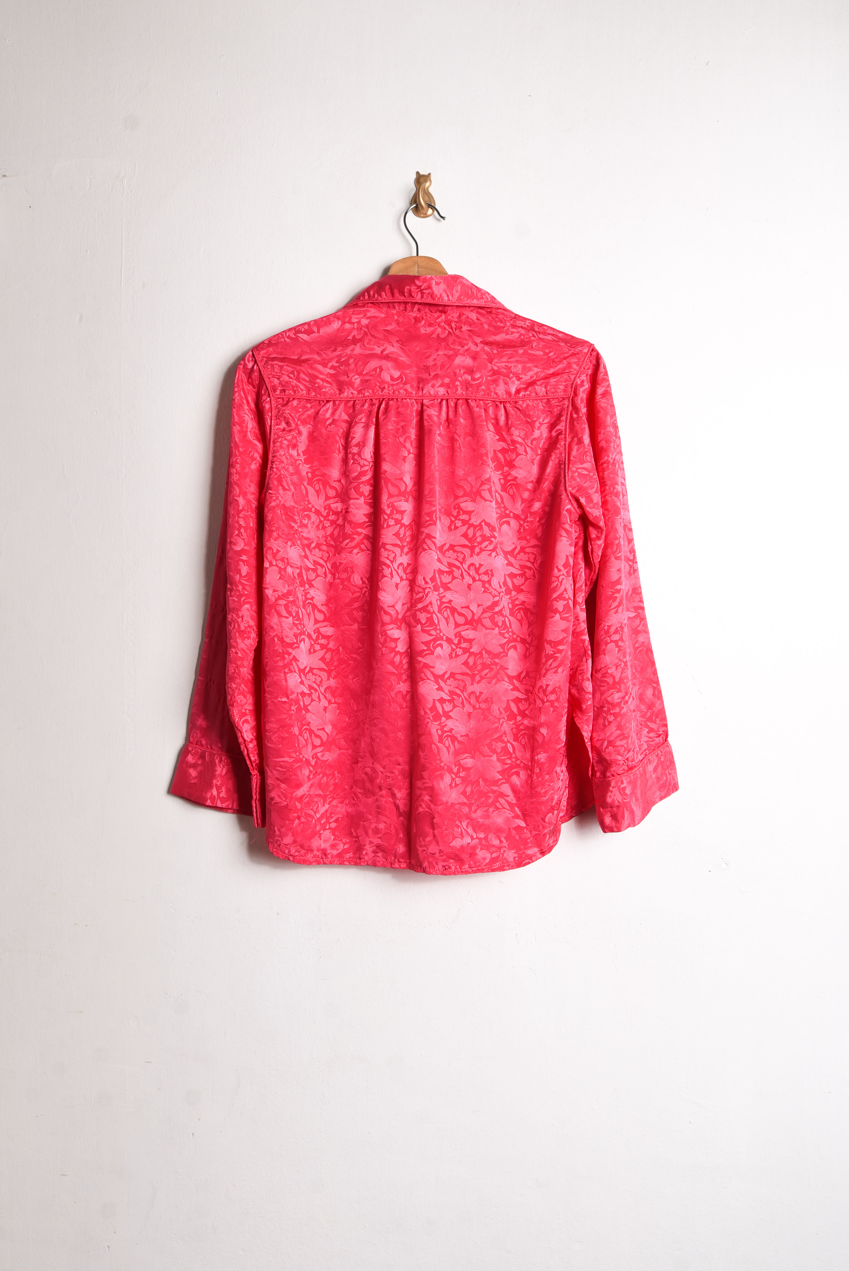 Blusa lencera pink floral
