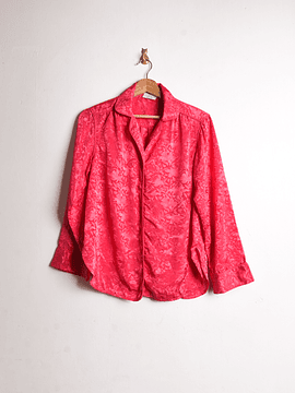 Blusa lencera pink floral