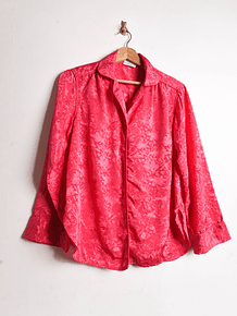 Blusa lencera pink floral