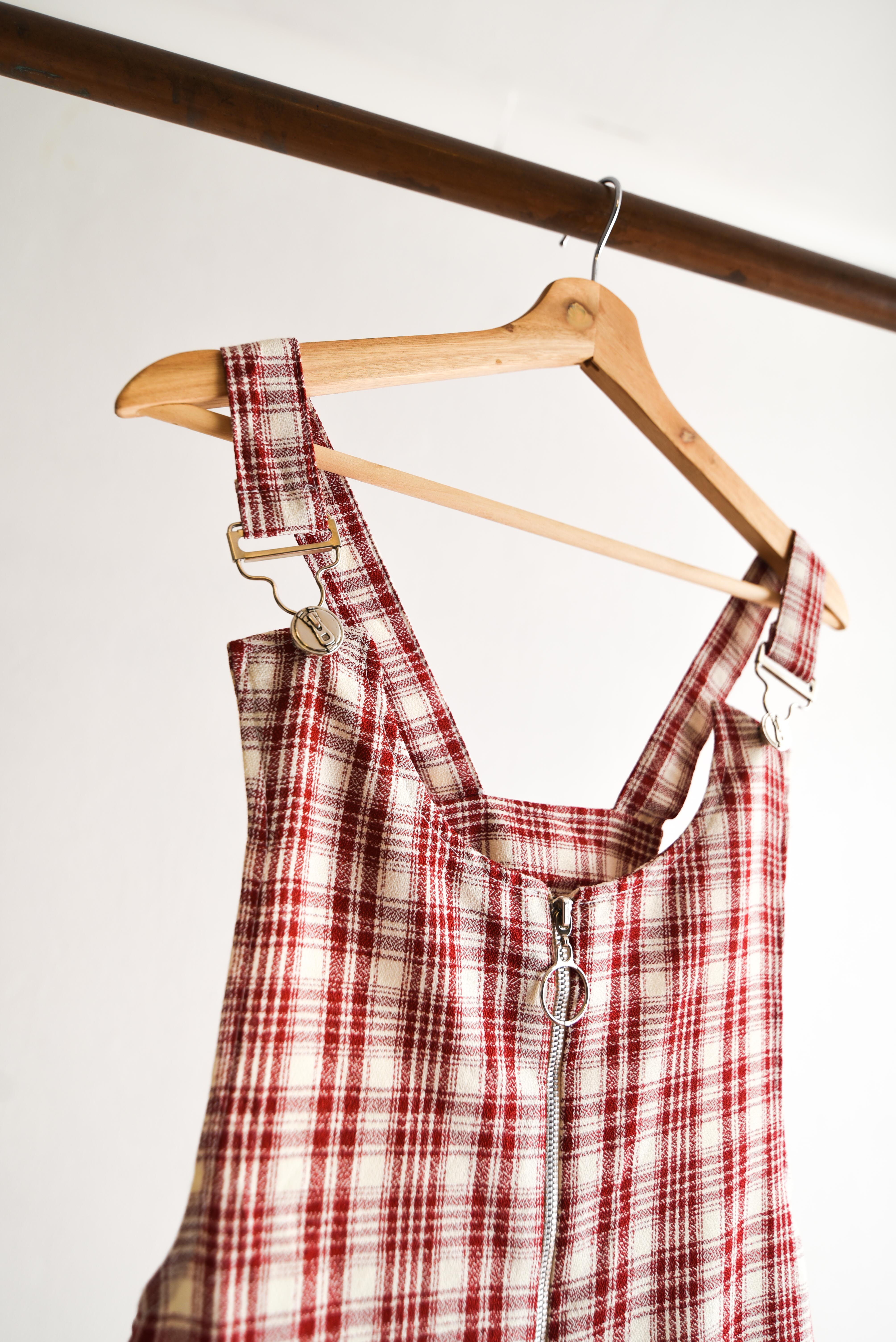 Jardinera 90s tartán