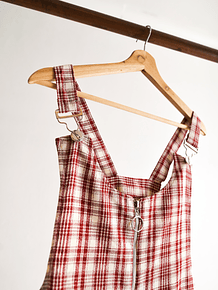 Jardinera 90s tartán