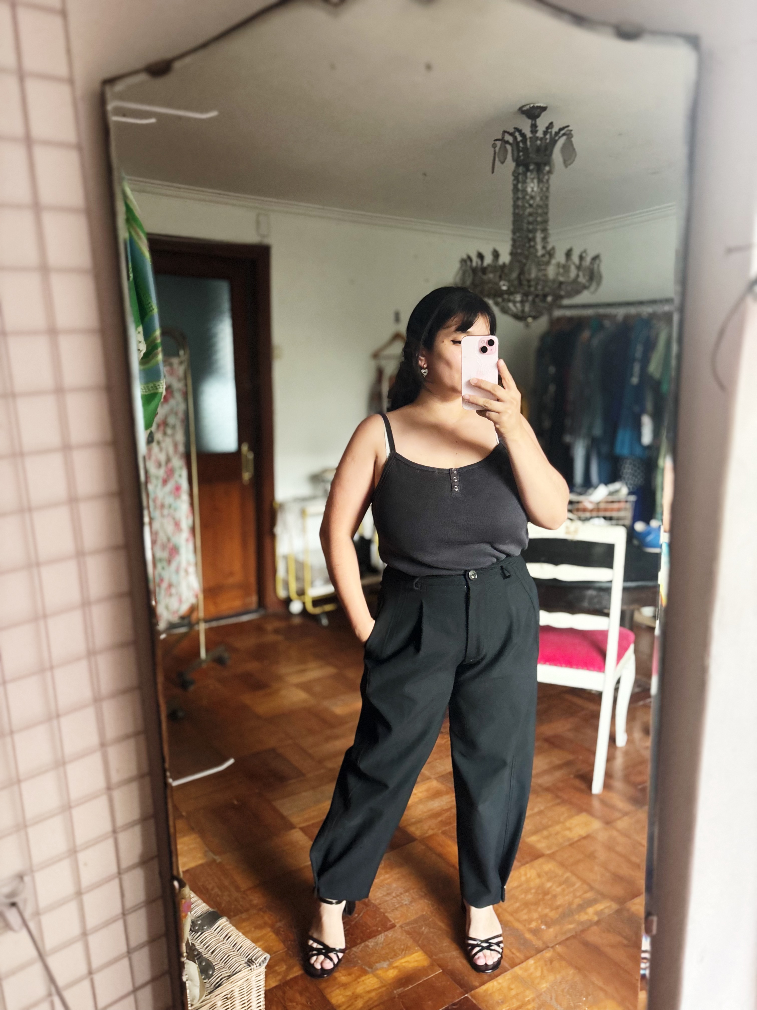 Pantalón negro Zara balloon