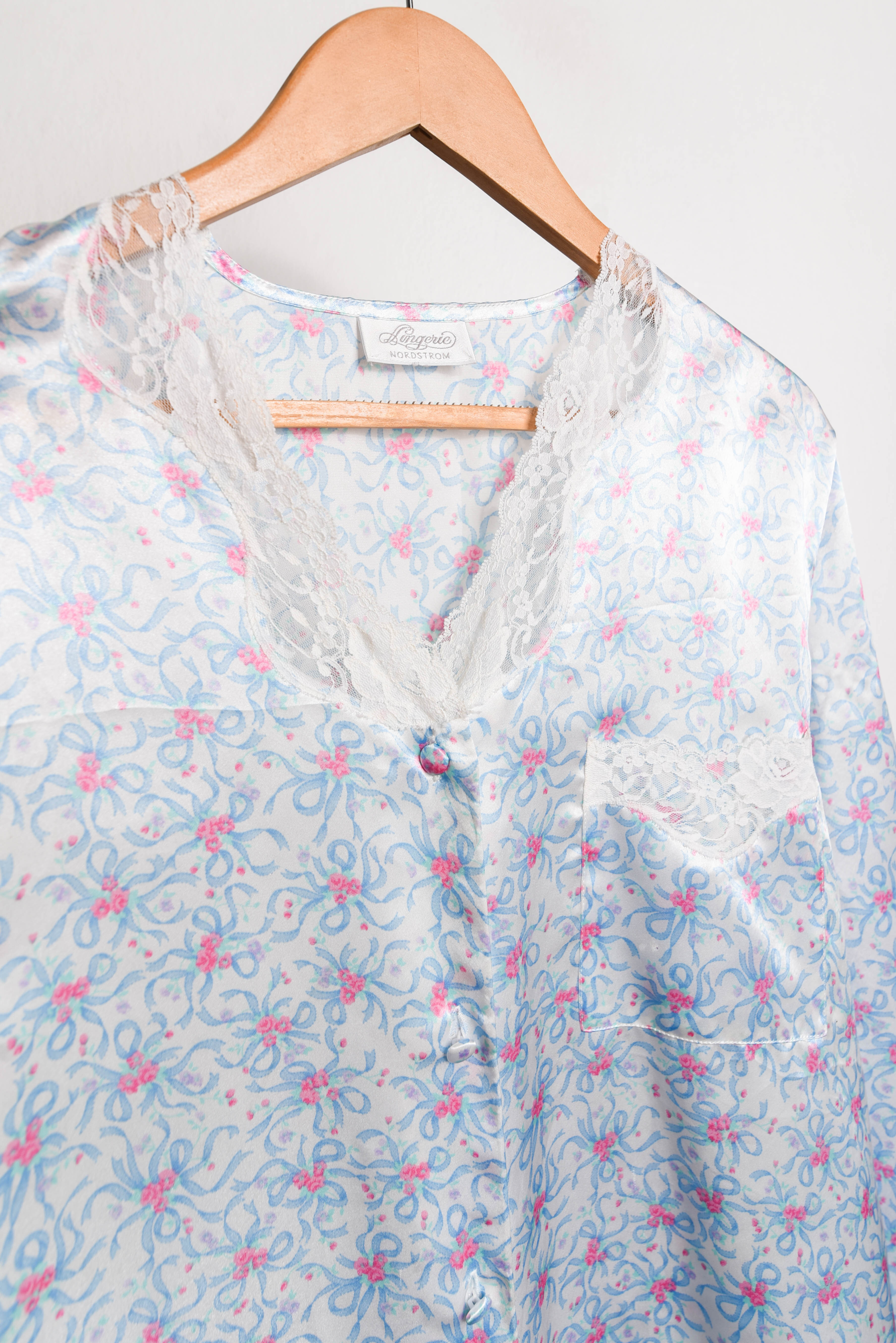 Camisa lencera satín