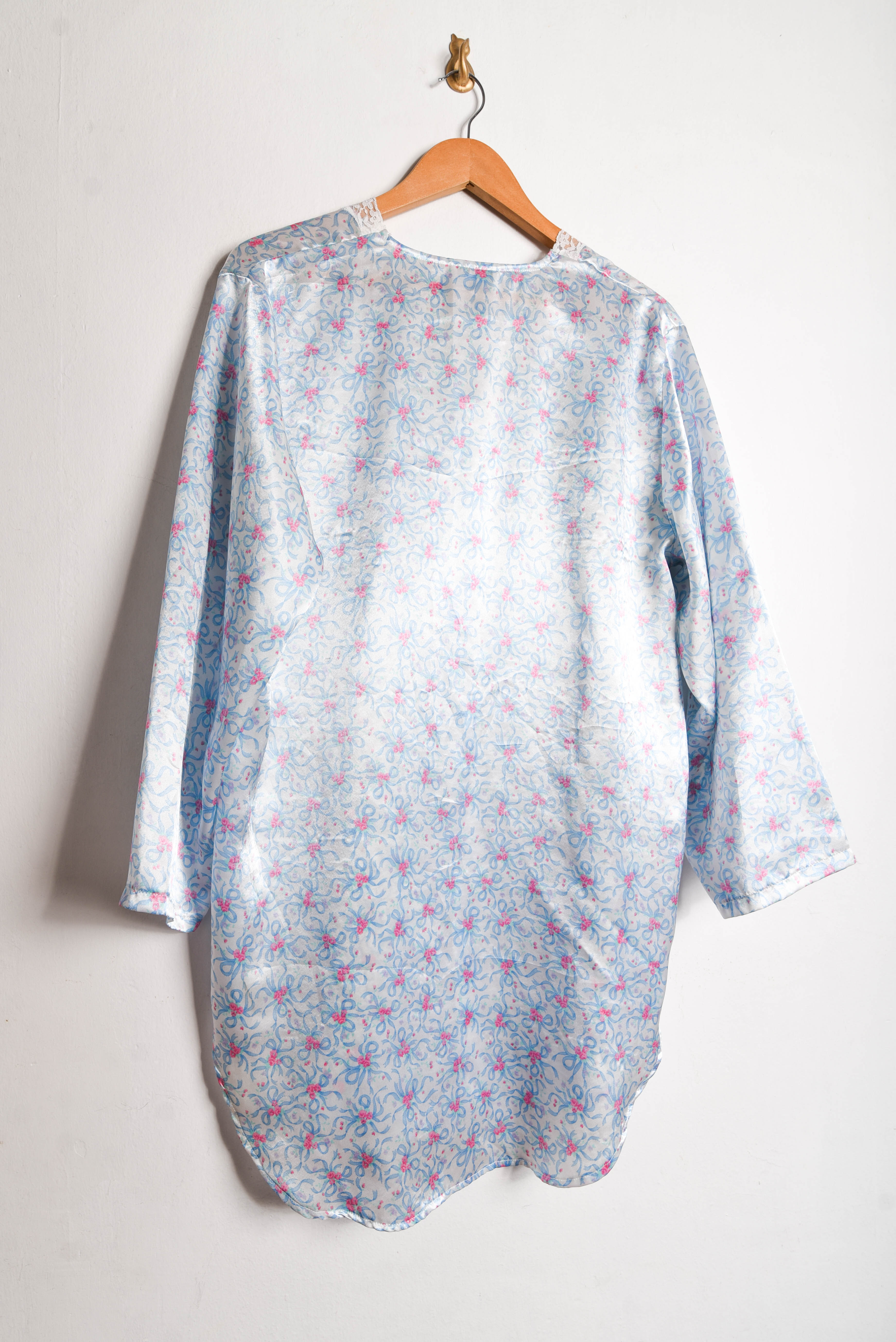 Camisa lencera satín