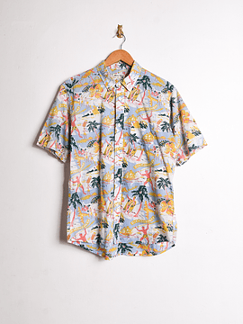 Camisa guayabera tropical