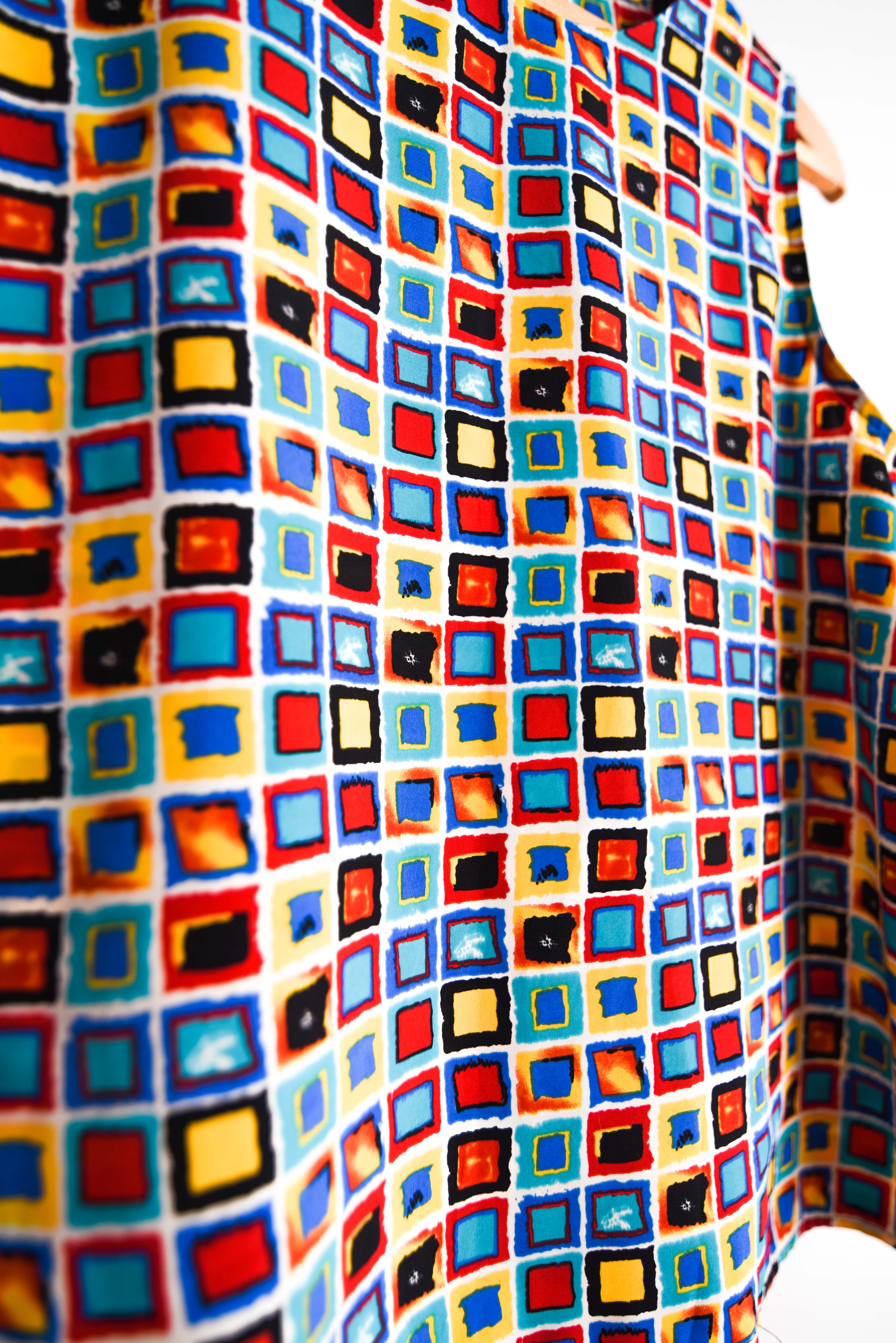 Blusa multicolor cuadritos