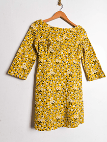 Vestido floral Zara