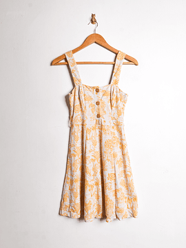 Vestido safari print