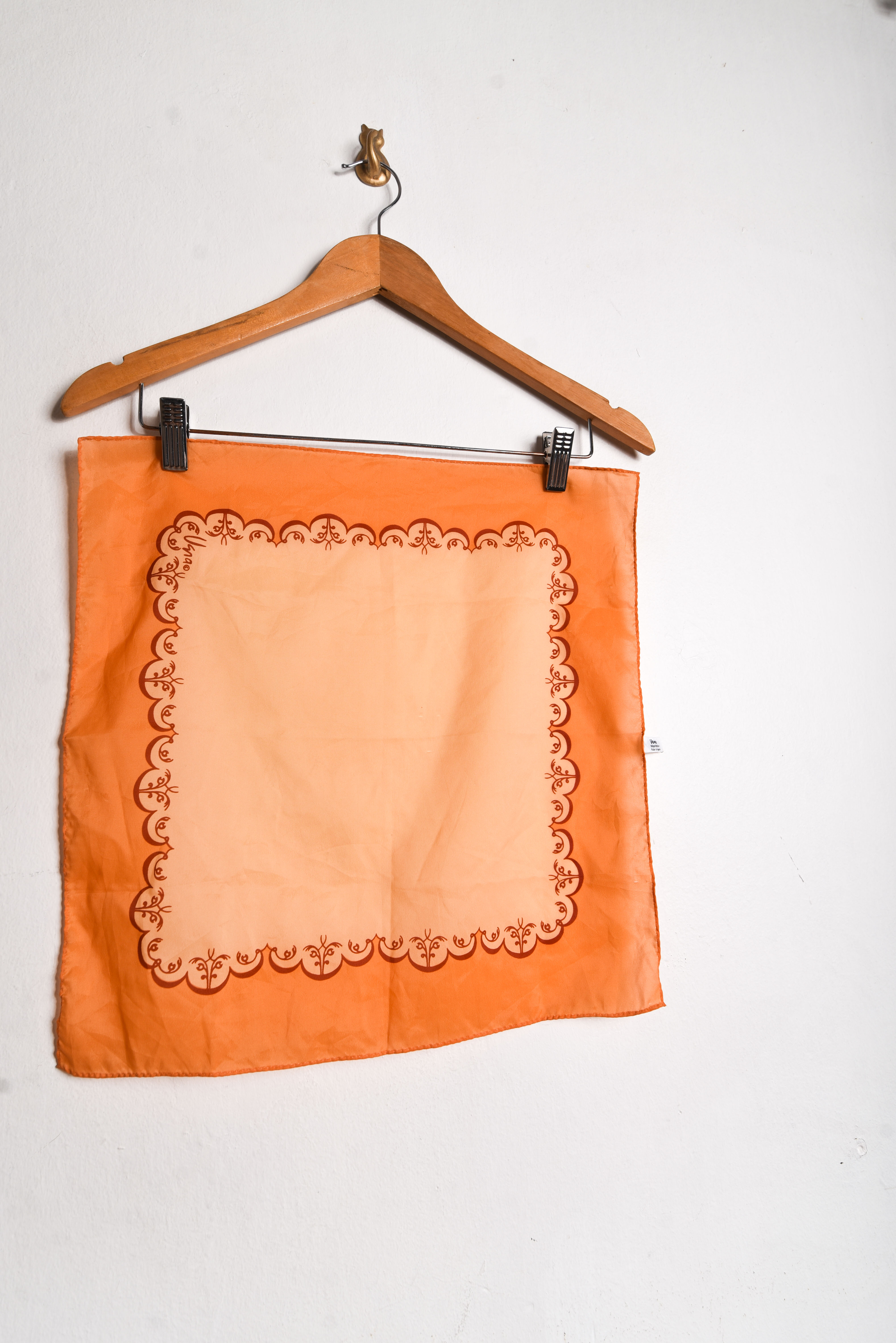 Pañuelo naranjo vintage japan