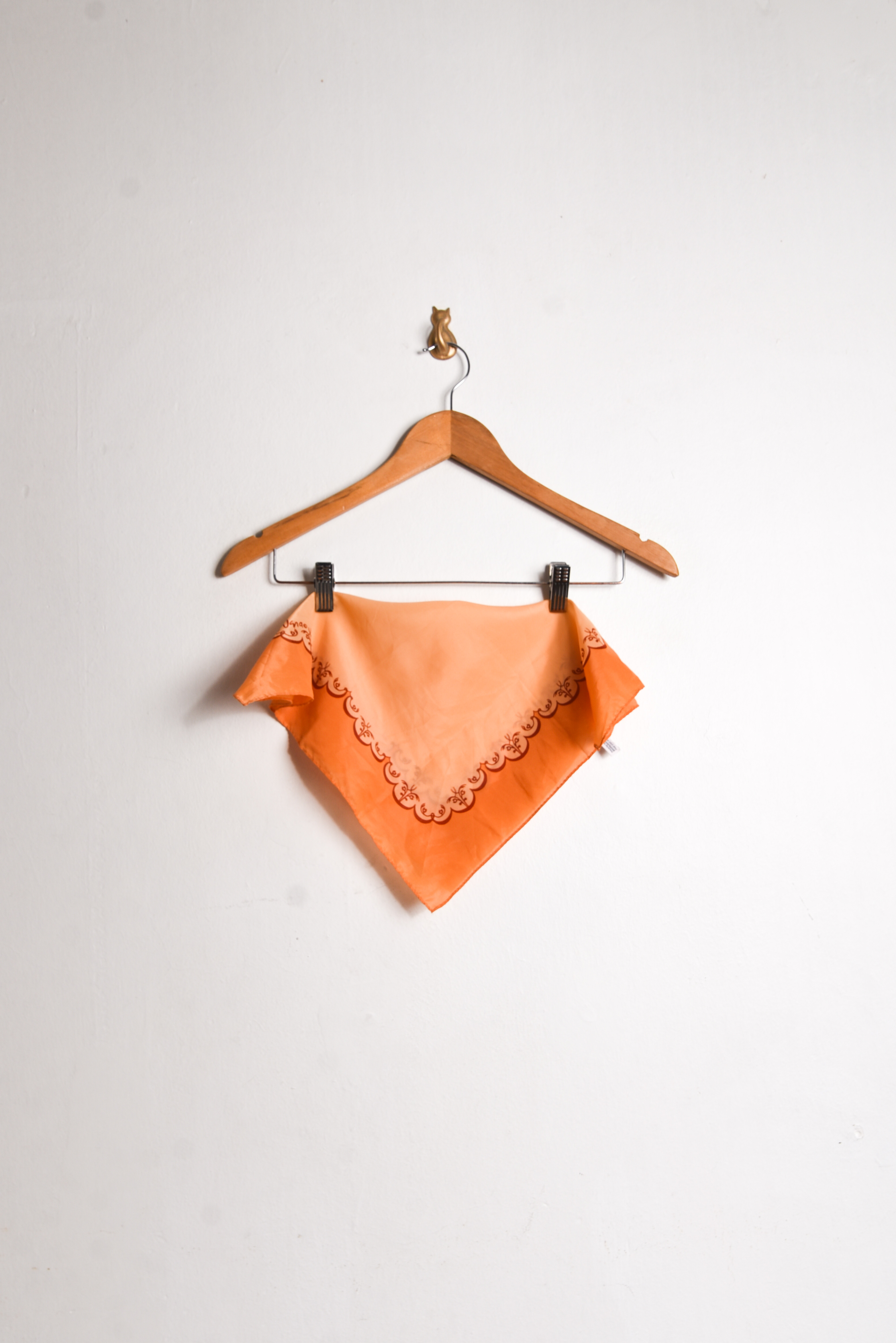 Pañuelo naranjo vintage japan