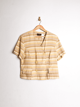 Blusa butter rayada 90s