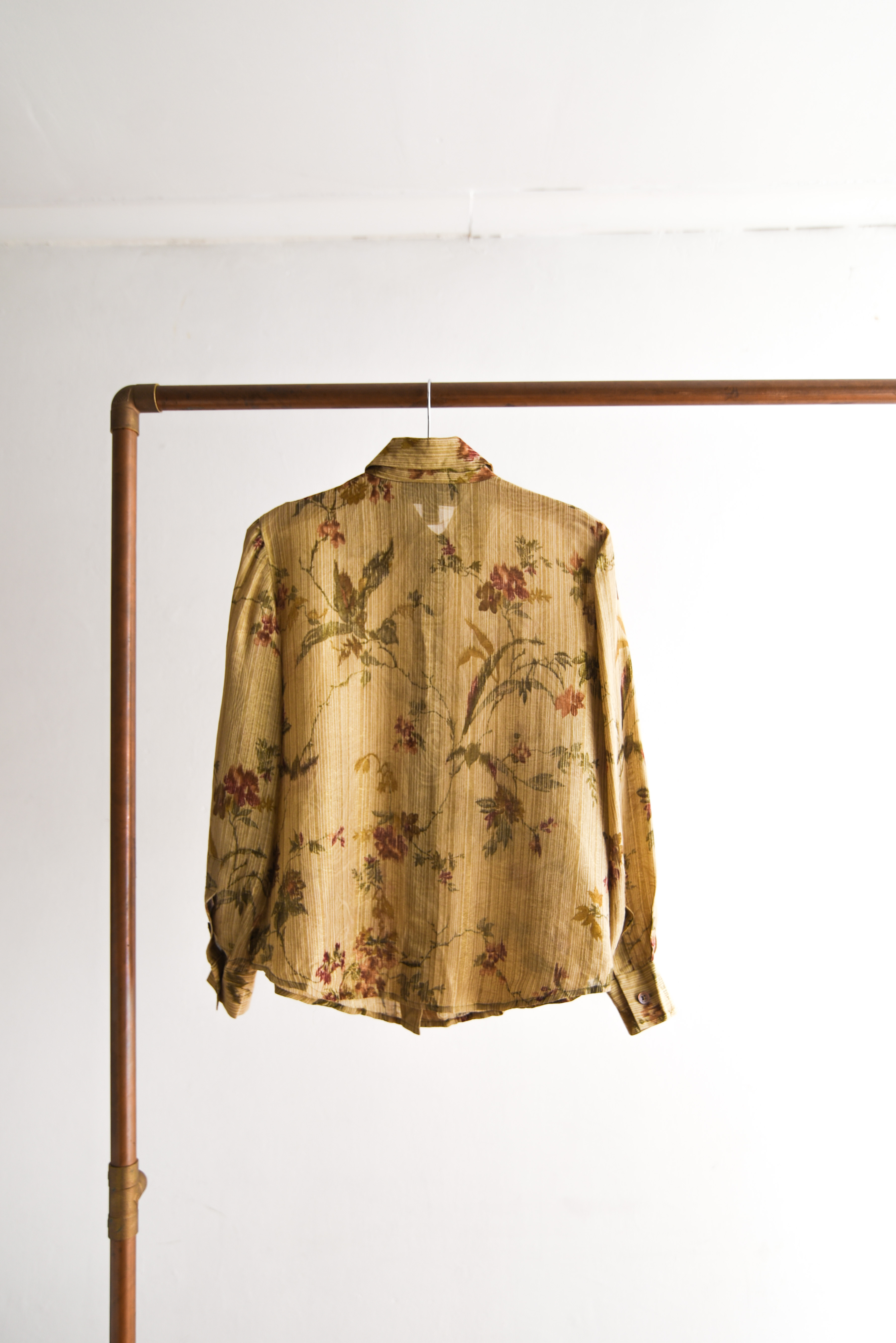 Blusa vintage silk brillos