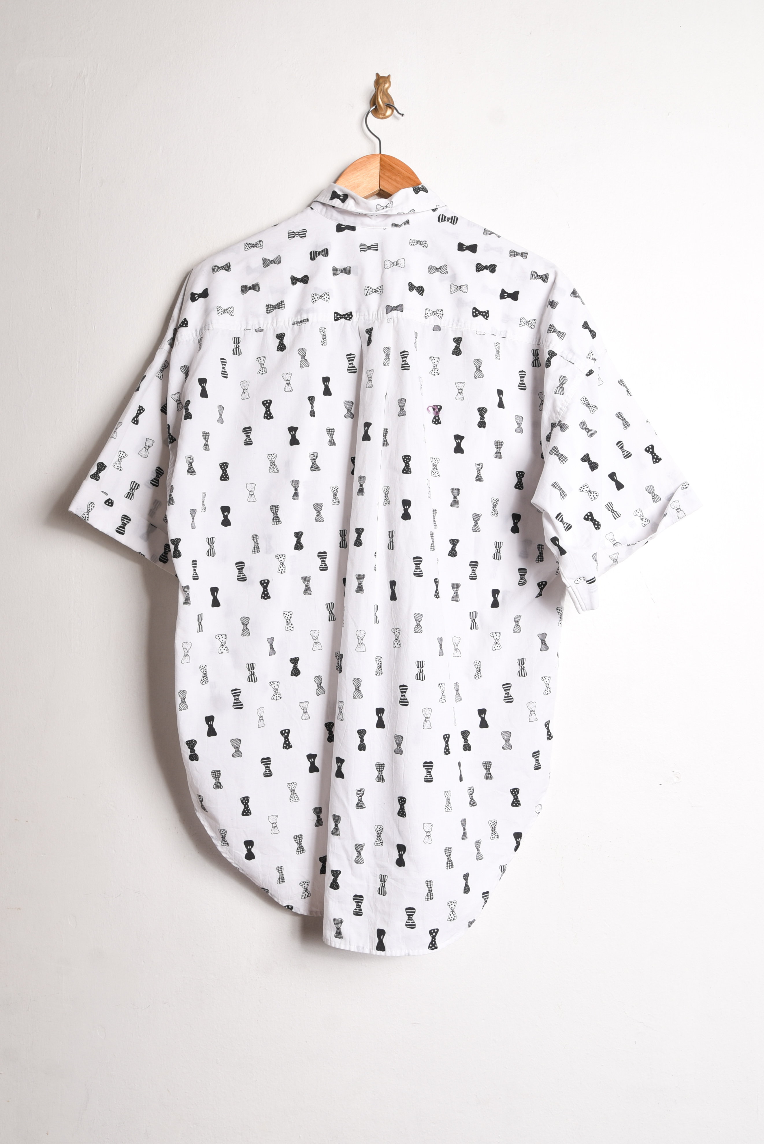 Camisa blanca ribbons vintage