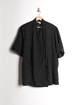 Blusón negro polka dots