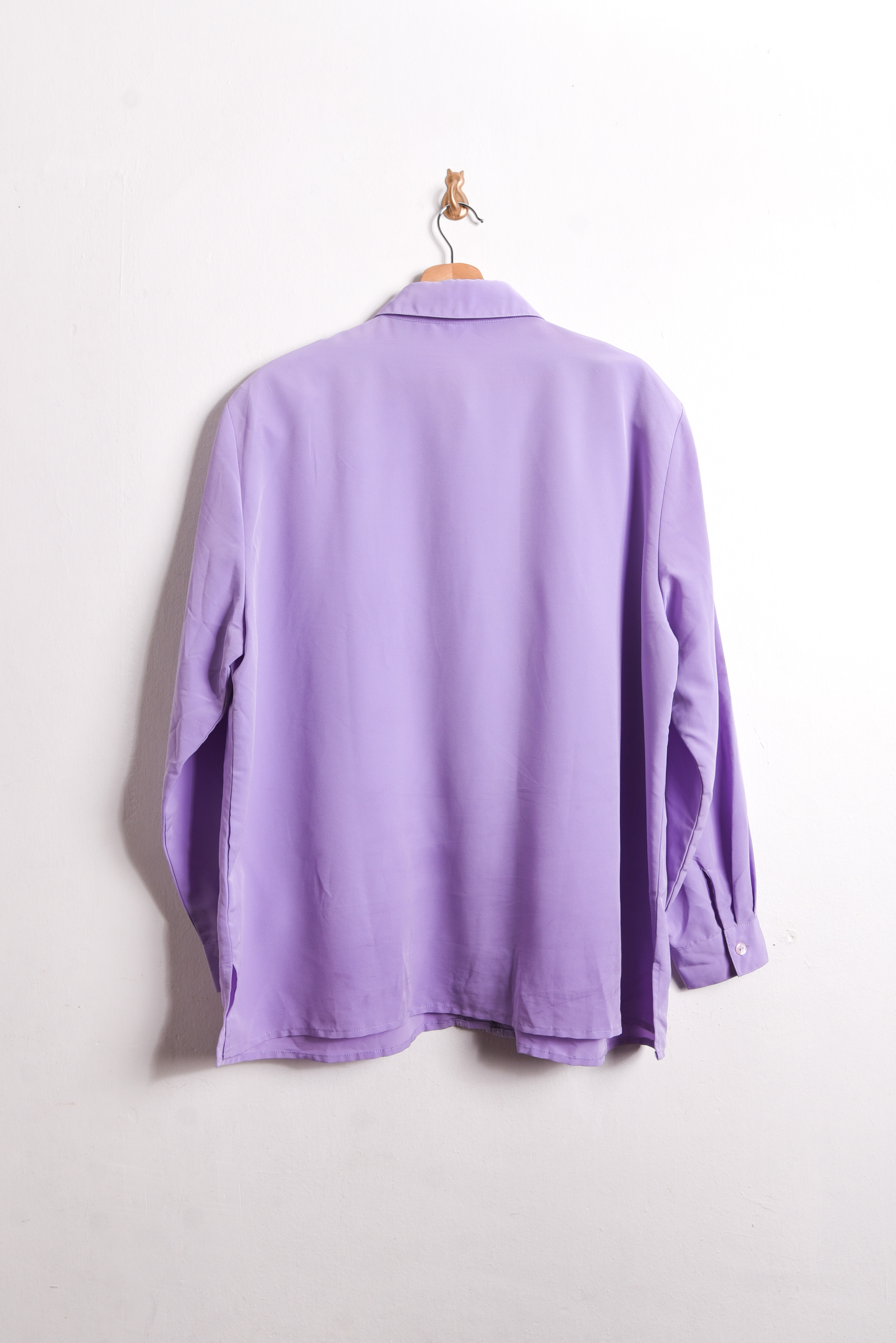 Blusa vintage lila bordada