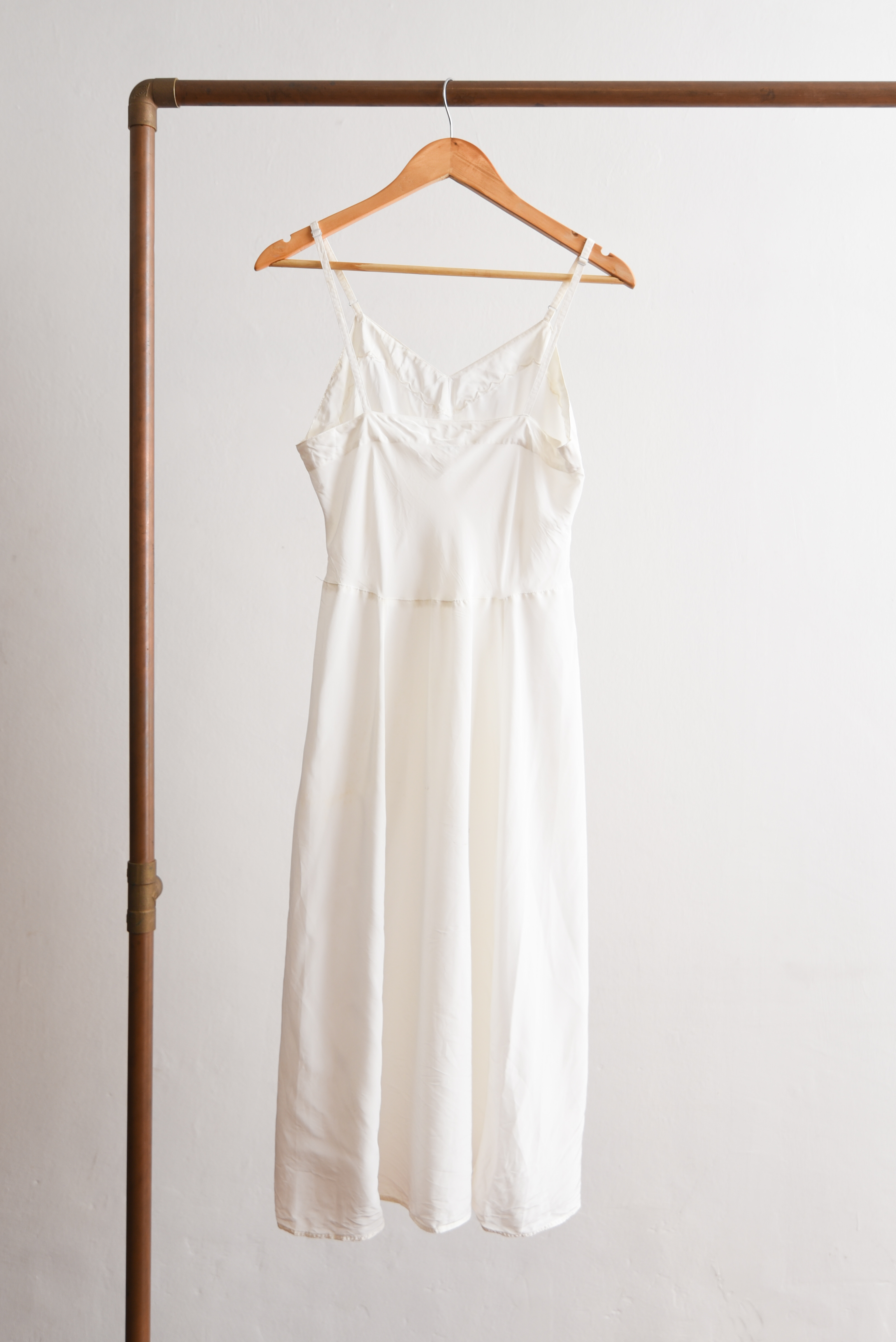 Vestido lencero 60s marfil