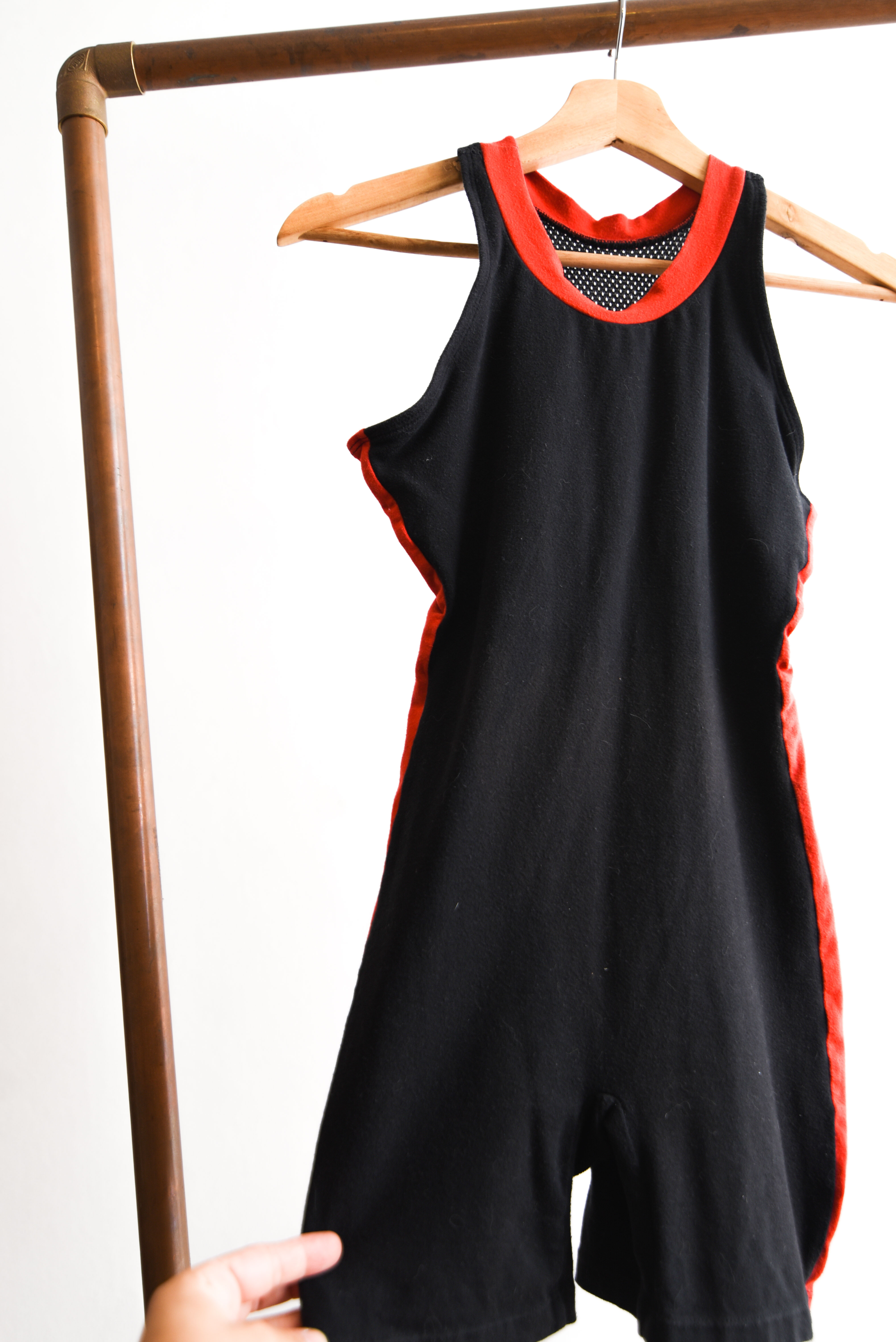 Enterito negro sporty 90s