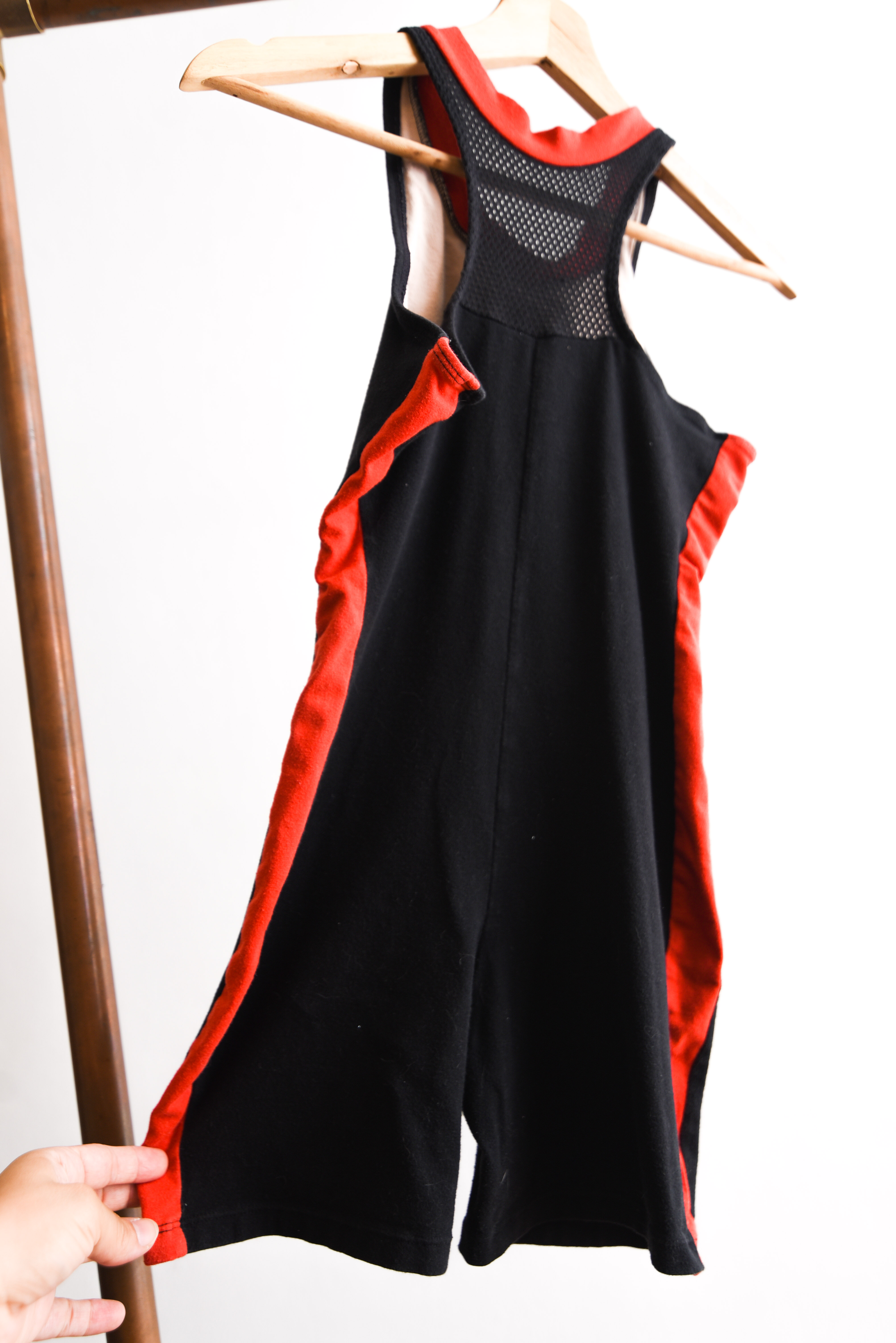 Enterito negro sporty 90s